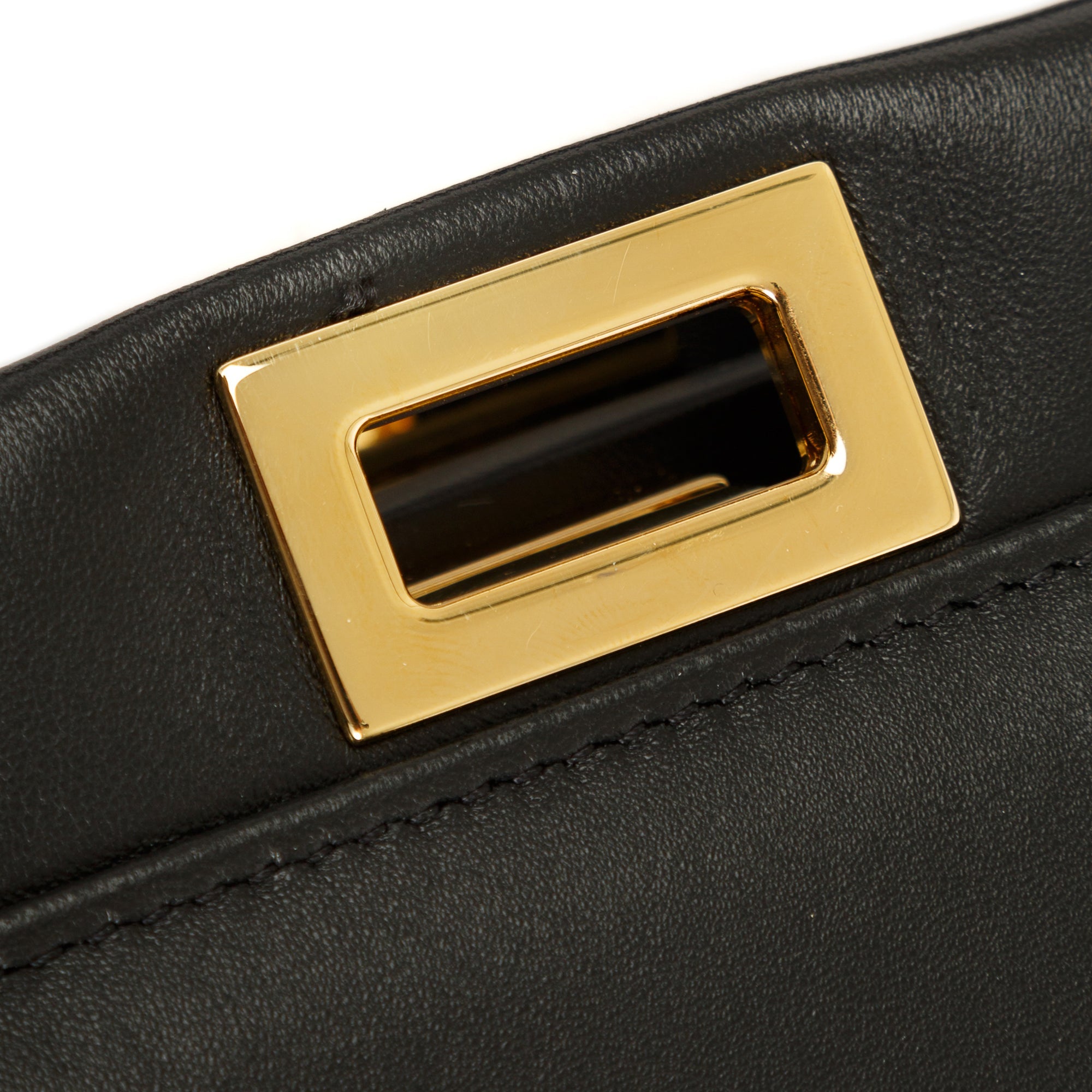 Fendi Mini Peekaboo Bag w/ Strap
