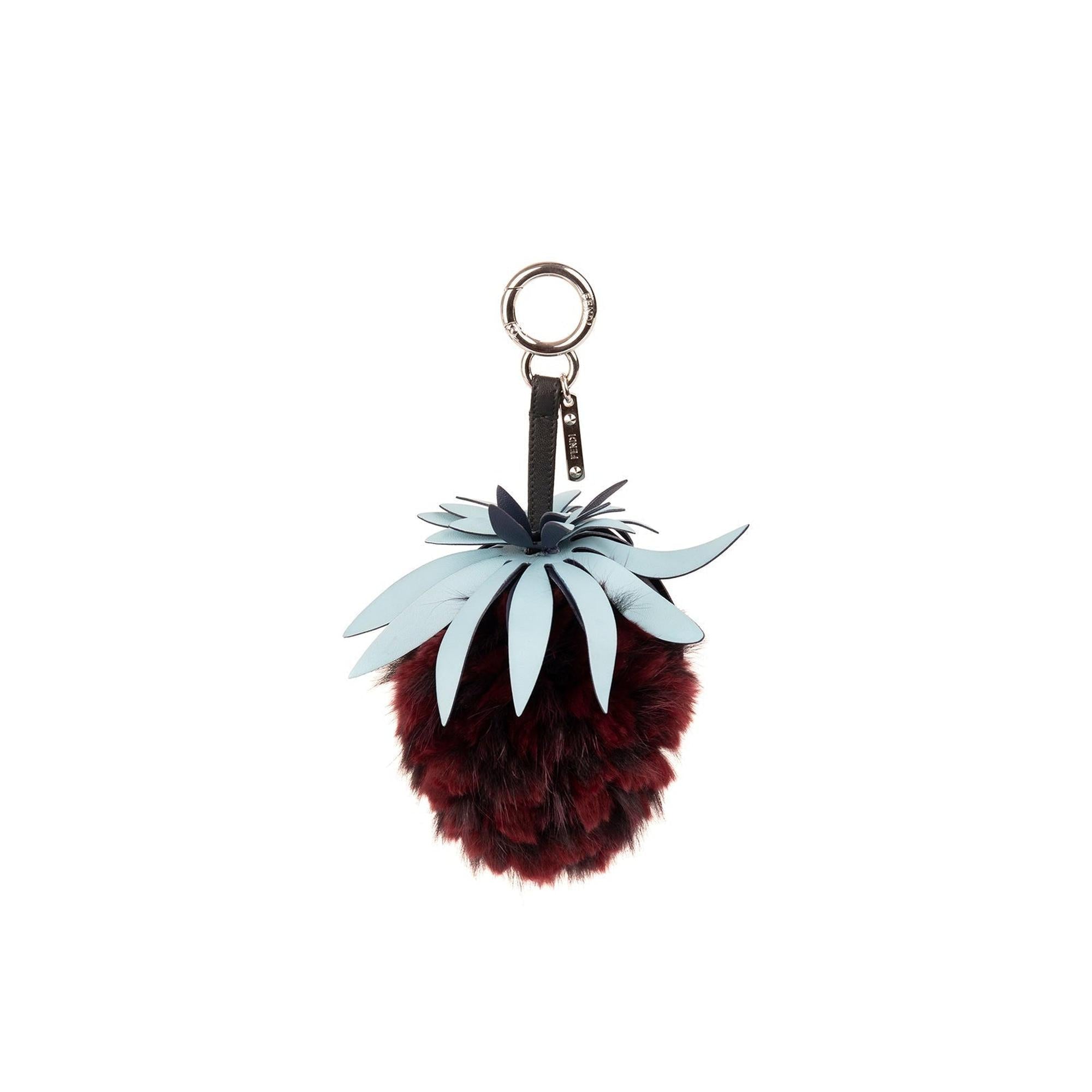 Fendi Mink Fur Pineapple Bag Charm