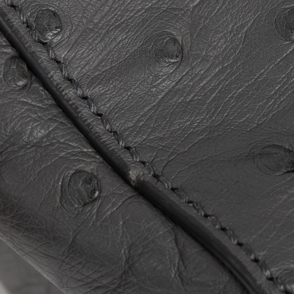 Fendi Ostrich Mini Peekaboo Isseu Bag