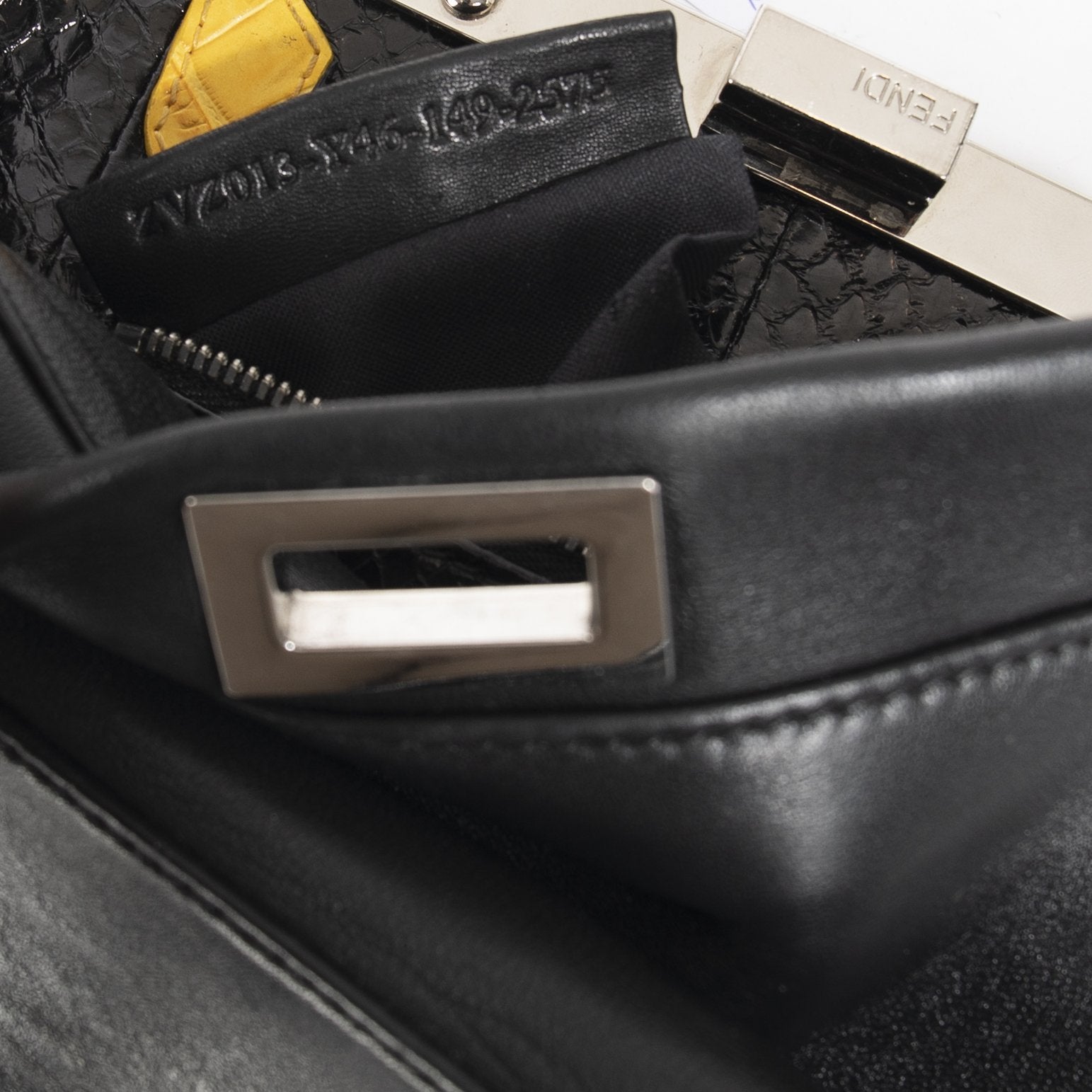 Fendi Peekaboo Mini Monster Eyes Satchel Bag