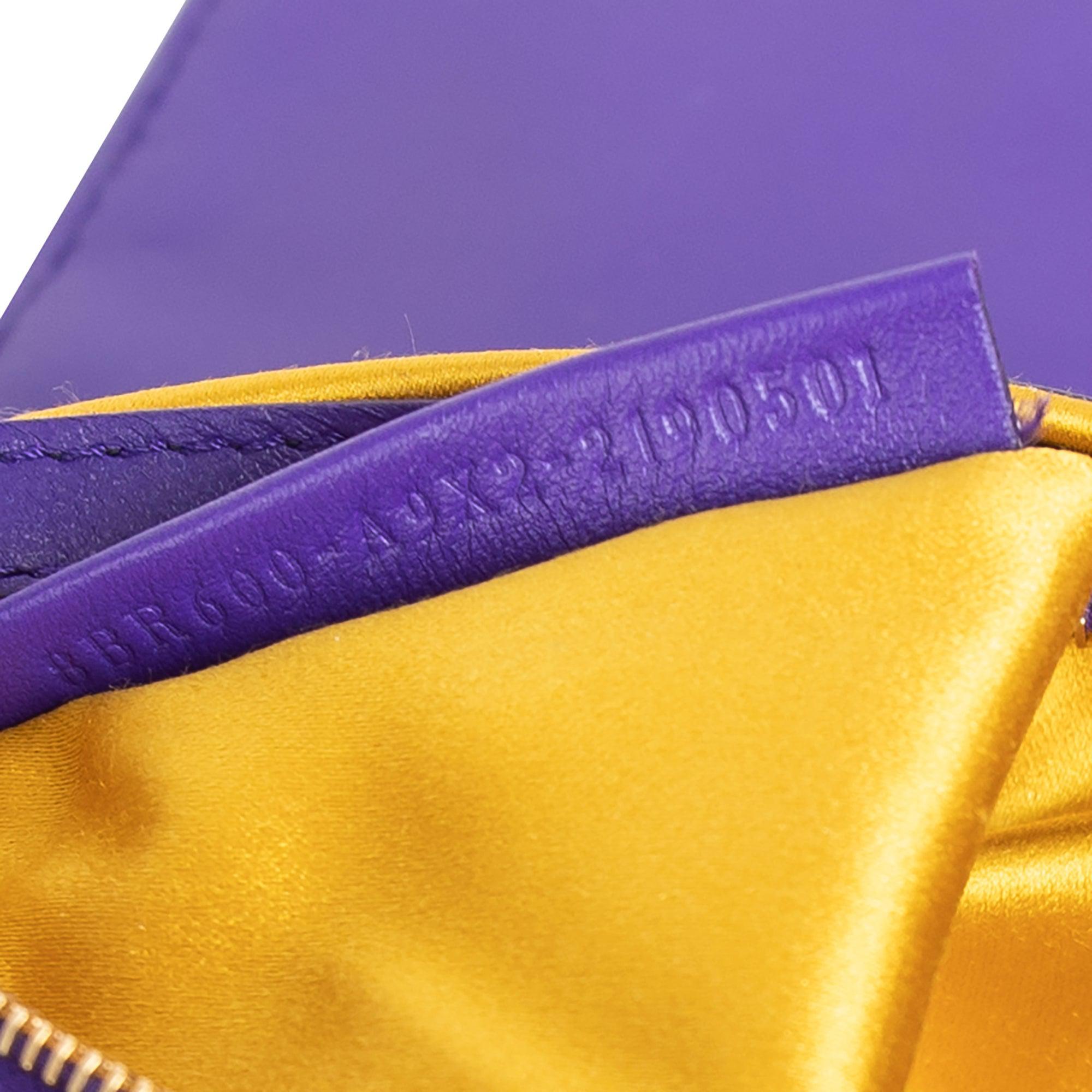 Fendi Purple Sequined Baguette Bag w/ Box