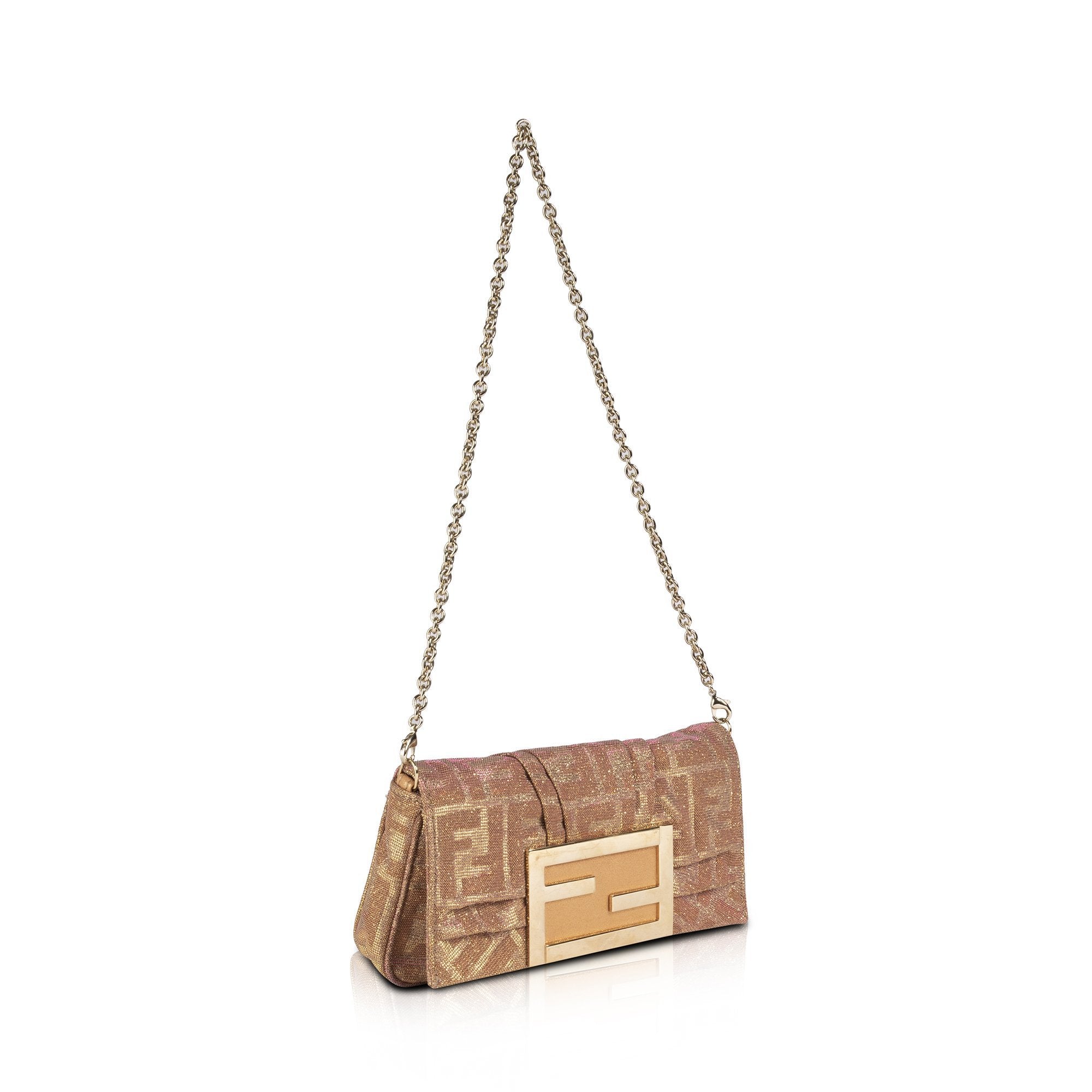 Fendi Sequin Leather Mia Pochette Bag