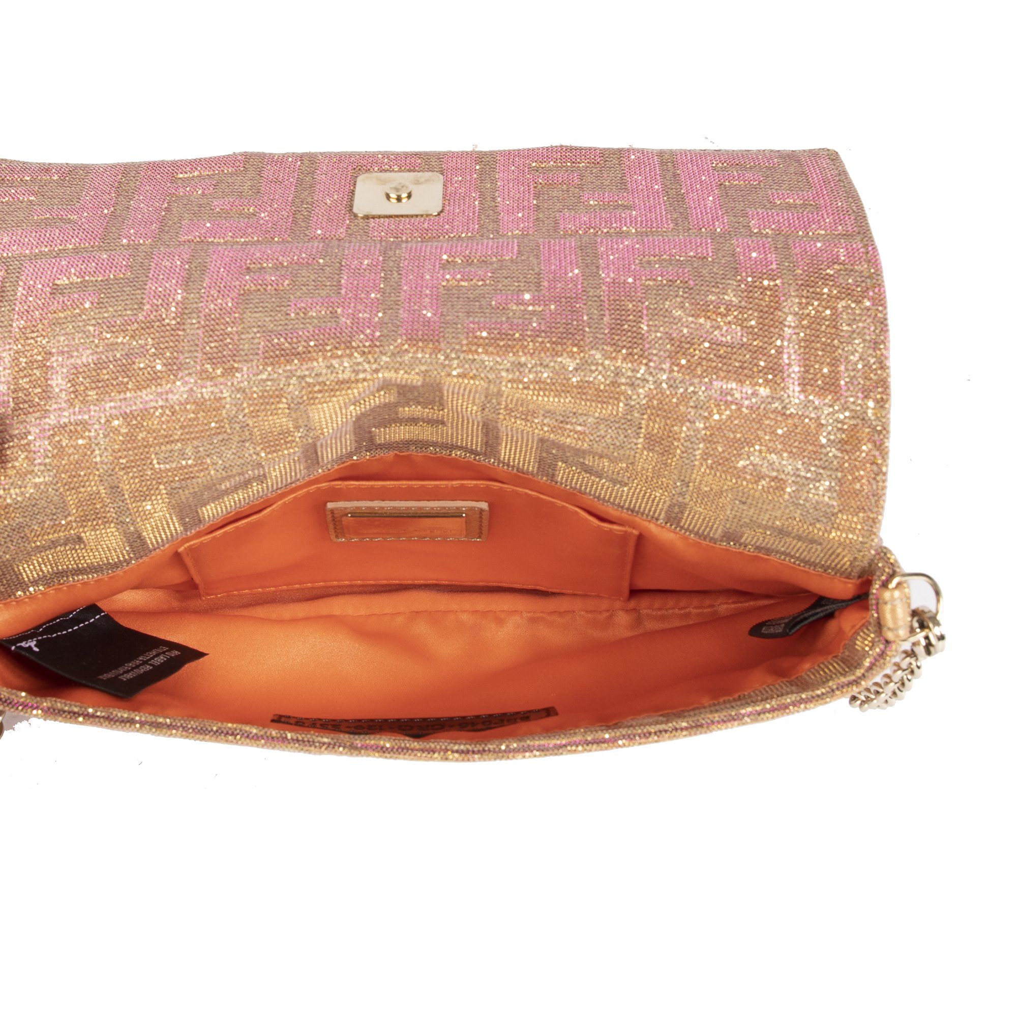 Fendi Sequin Leather Mia Pochette Bag