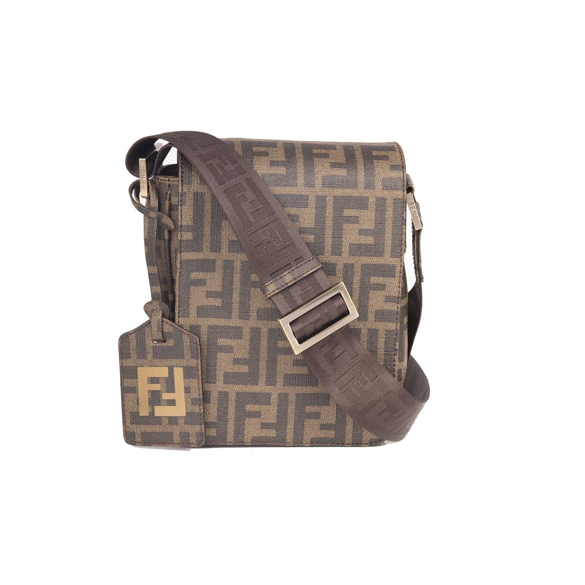 Fendi Small FF Zucca Messenger Bag