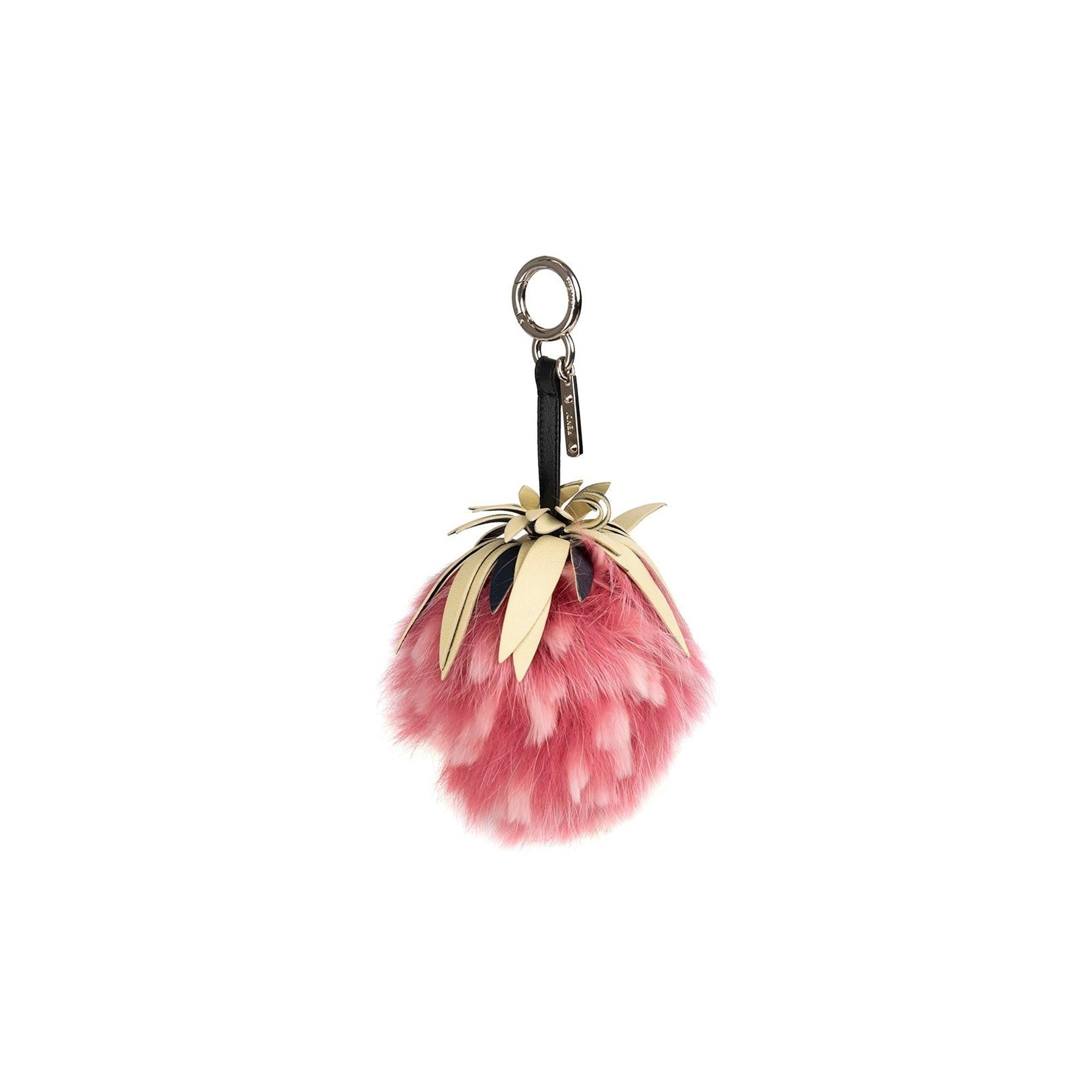 Fendi Strawberry Fur Bag Charm