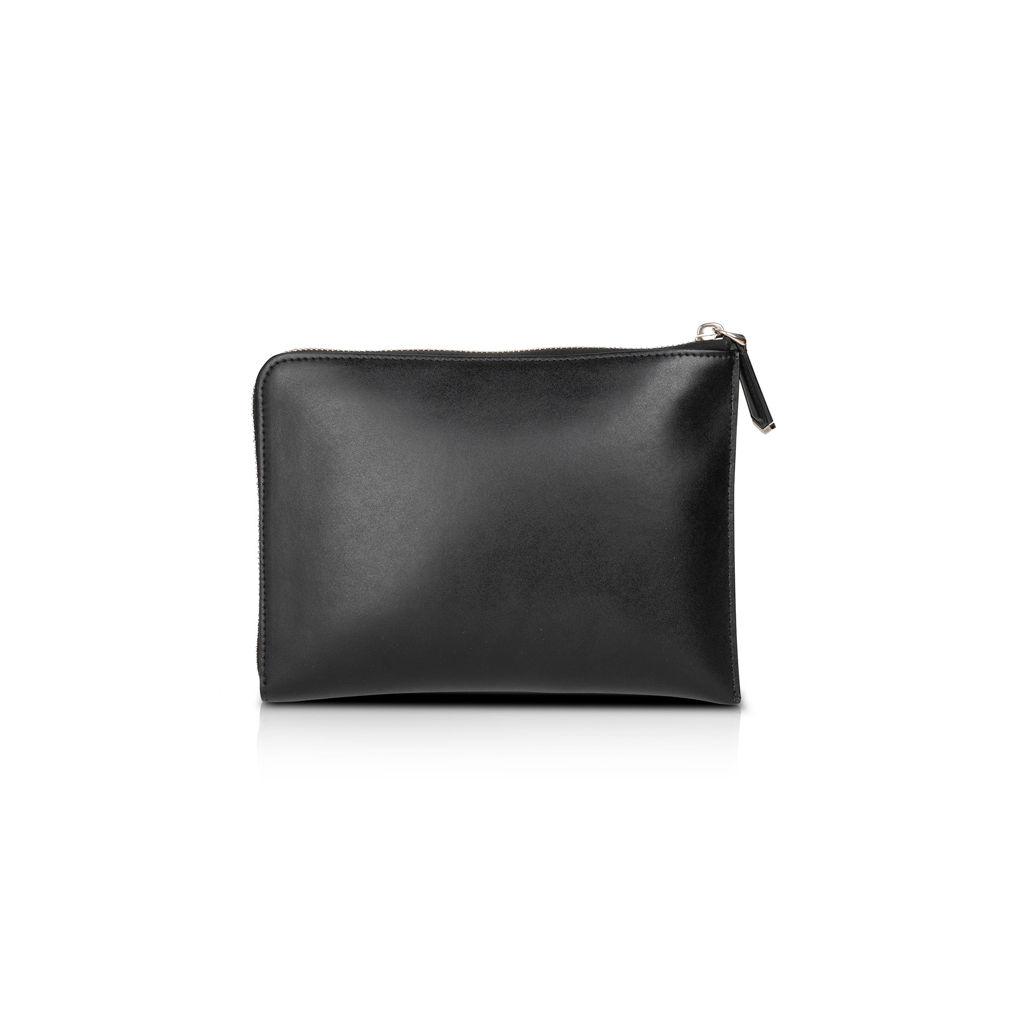 Fendi Studded Heart Zip Around Clutch w/ Box & Tags