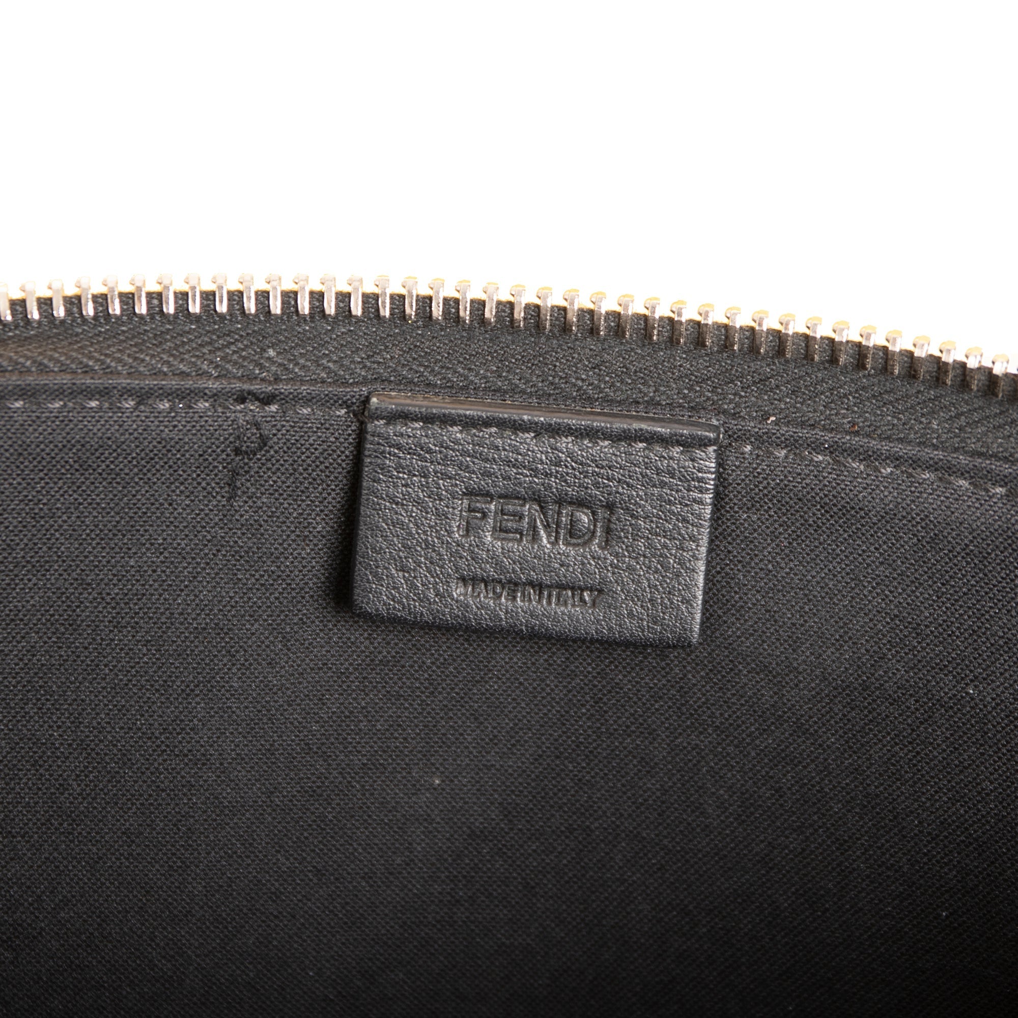 Fendi Studded Heart Zip Around Clutch w/ Box & Tags