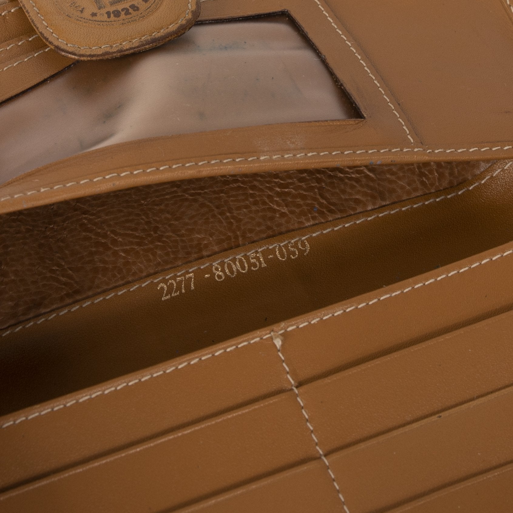 Fendi Vintage Checkered Continental Wallet