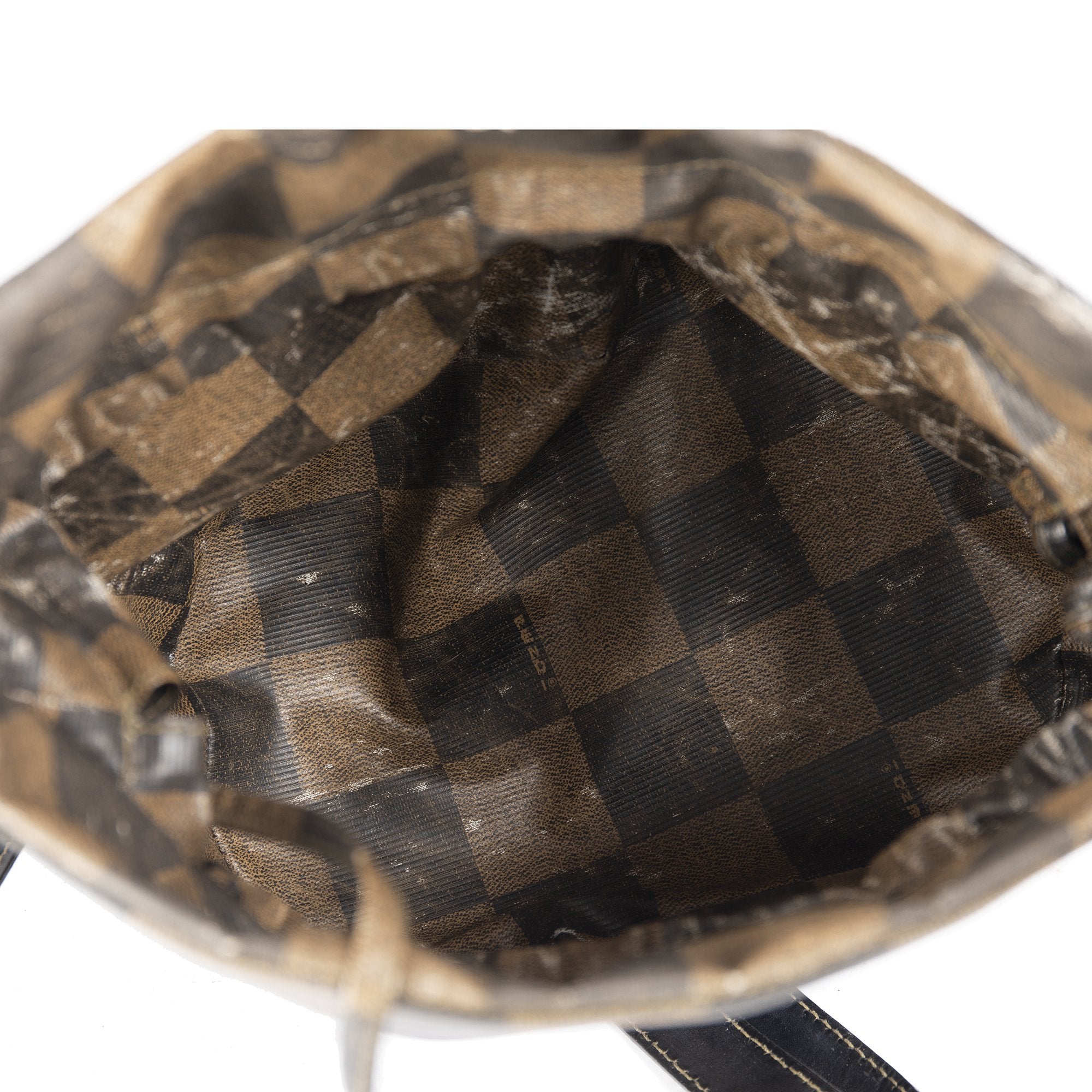 Fendi Vintage Pequin Bucket Bag