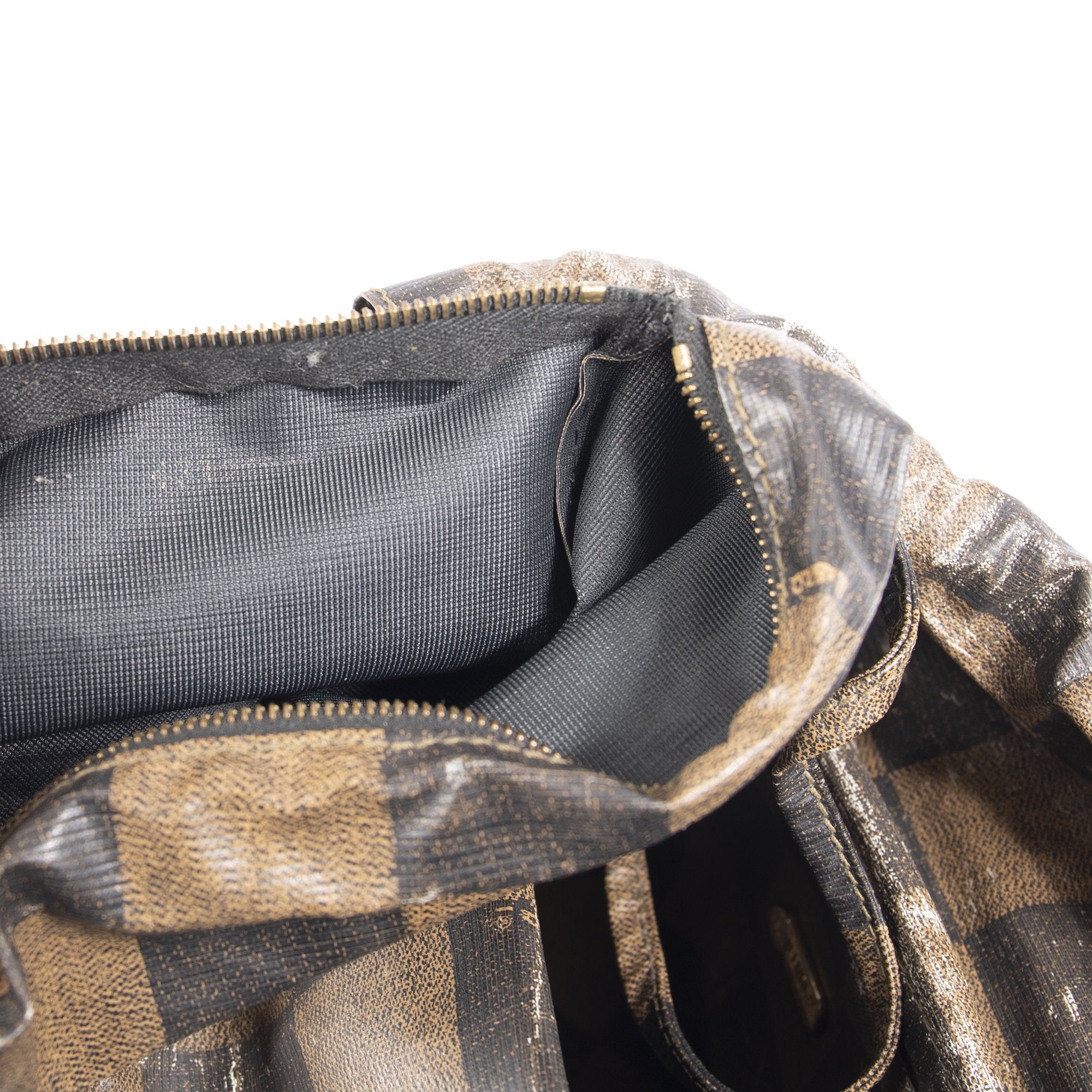 Fendi Vintage Pequin Bucket Bag