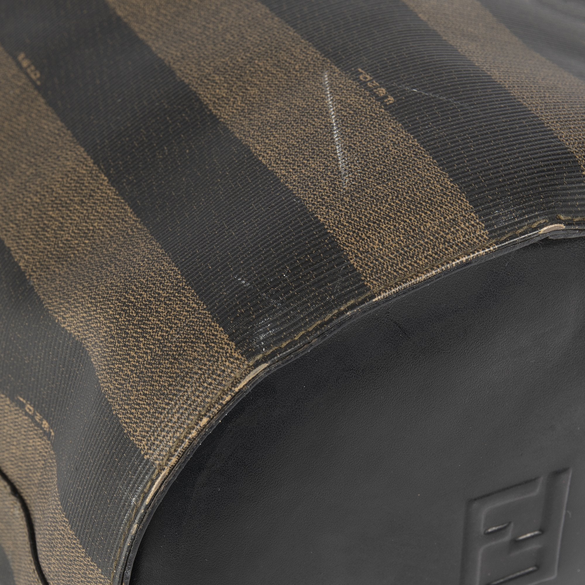 Fendi Vintage Pequin Bucket Bag