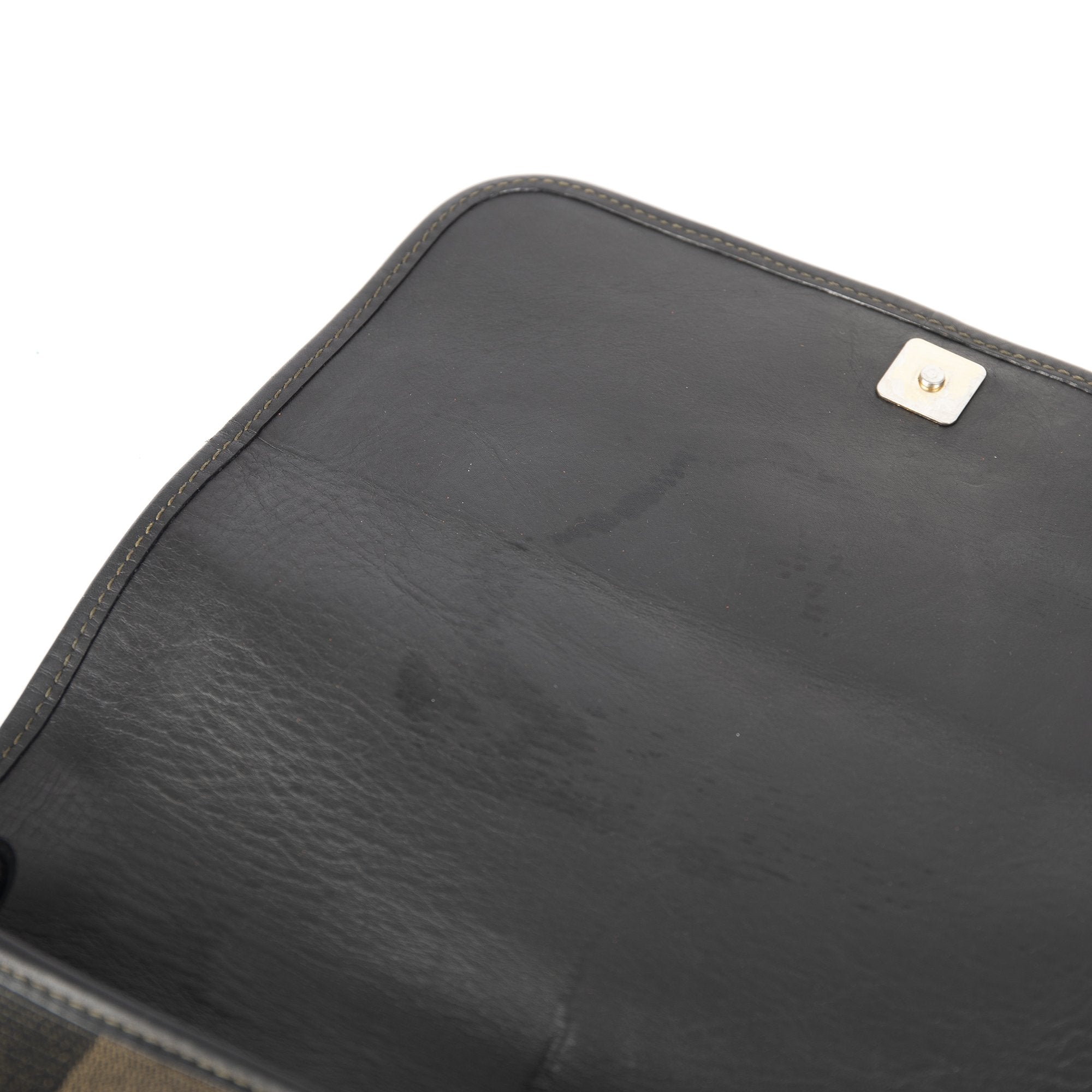 Fendi Vintage Pequin Crossbody Bag