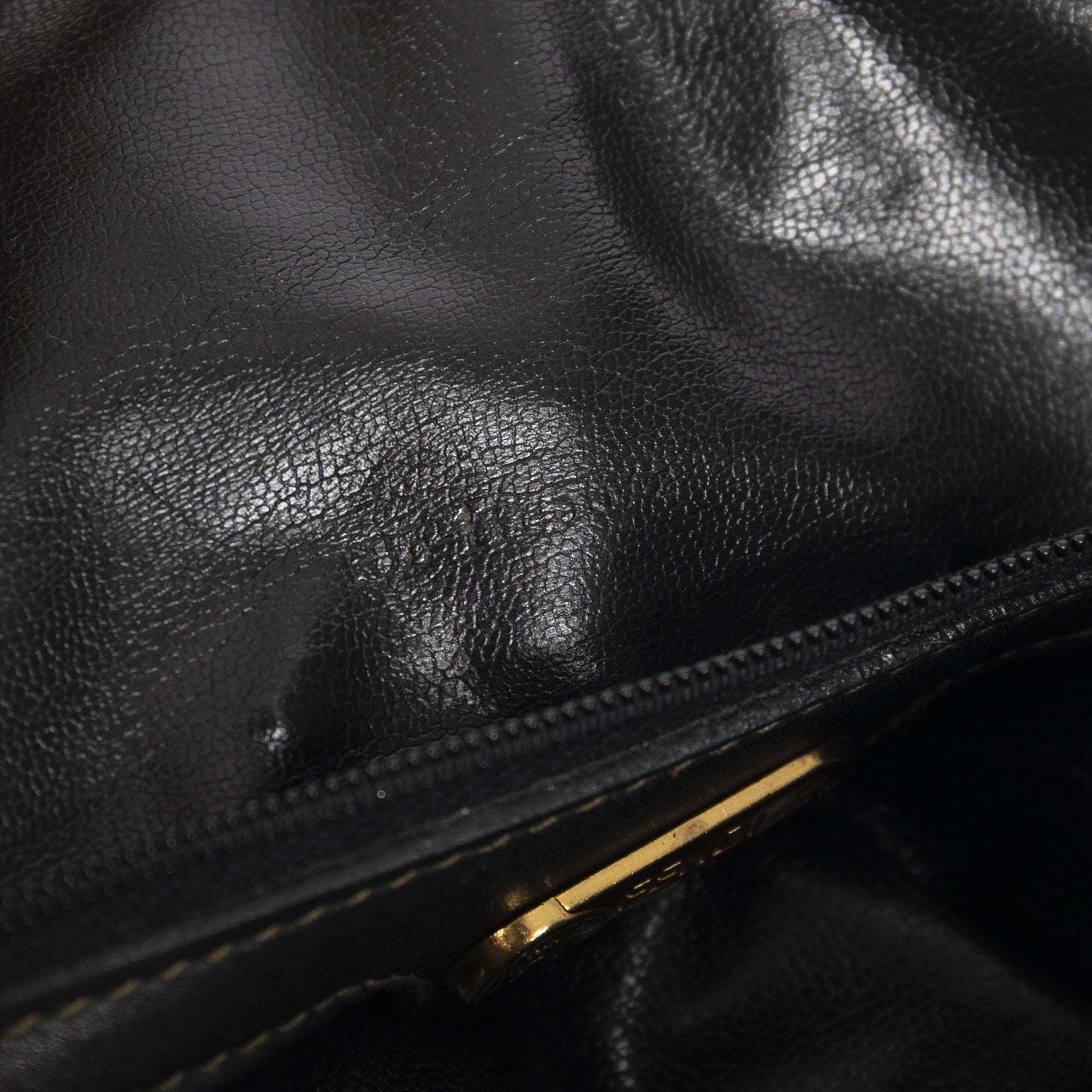 Fendi Vintage Pequin Crossbody Bag