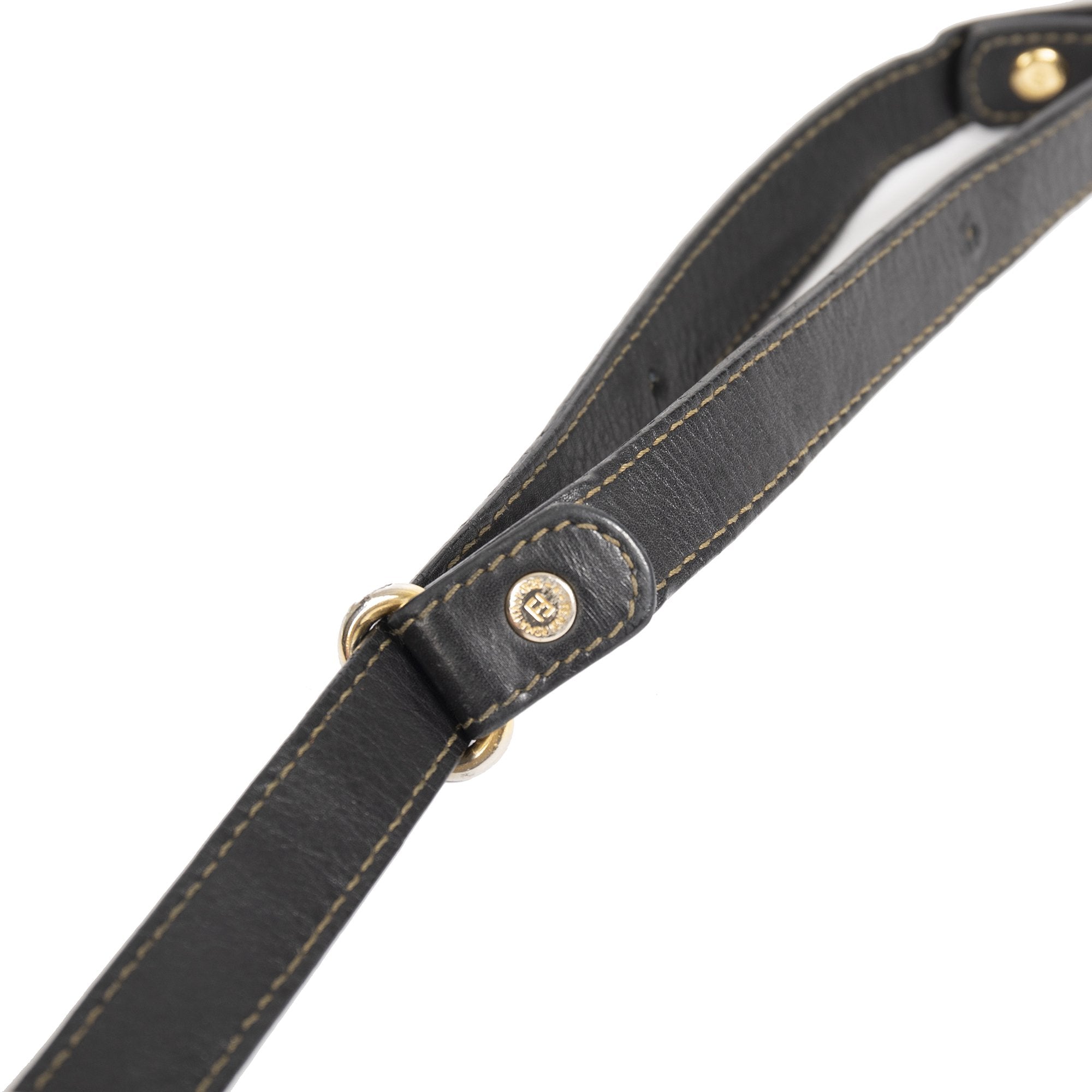 Fendi Vintage Pequin Crossbody Bag