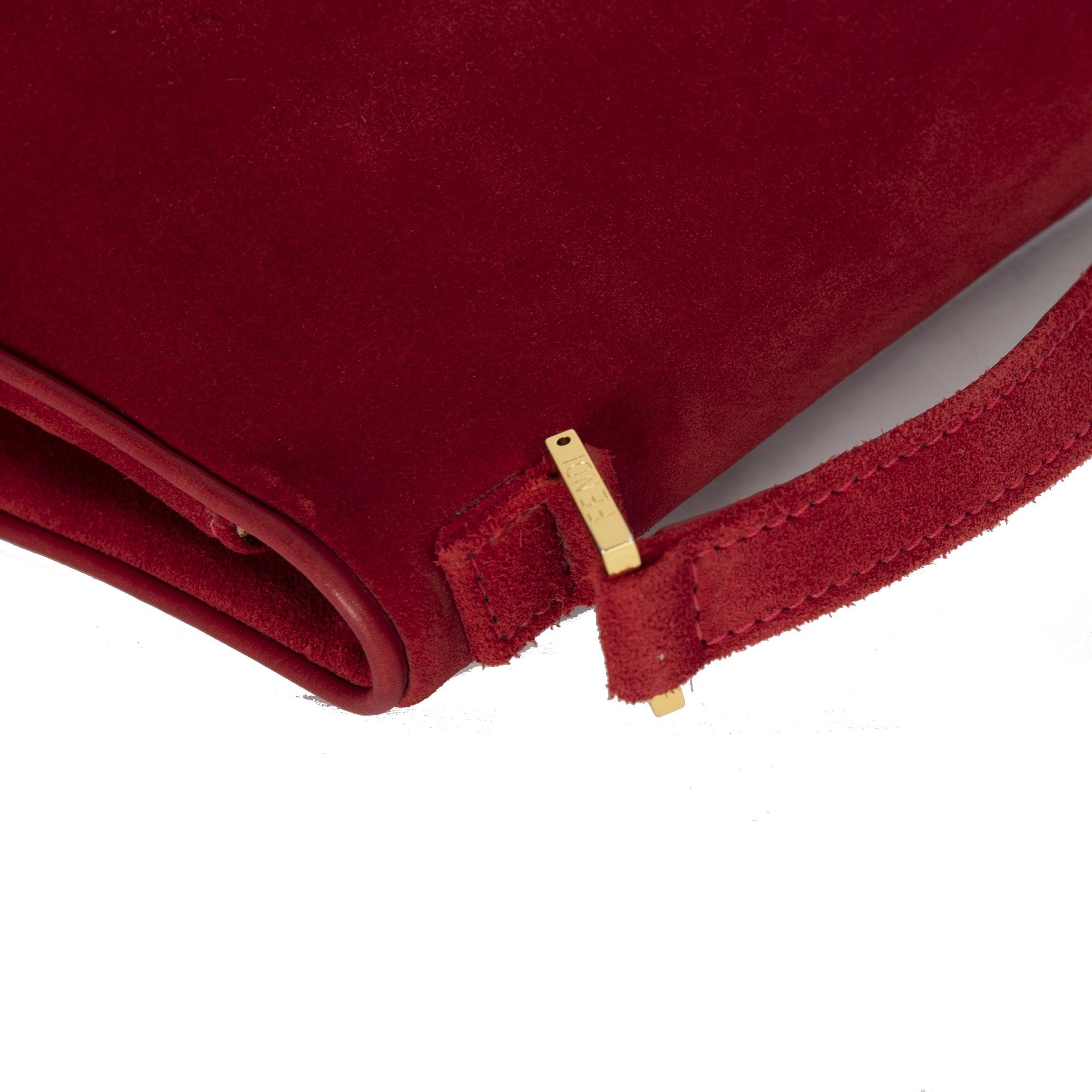 Fendi Vintage Suede Crossbody Bag