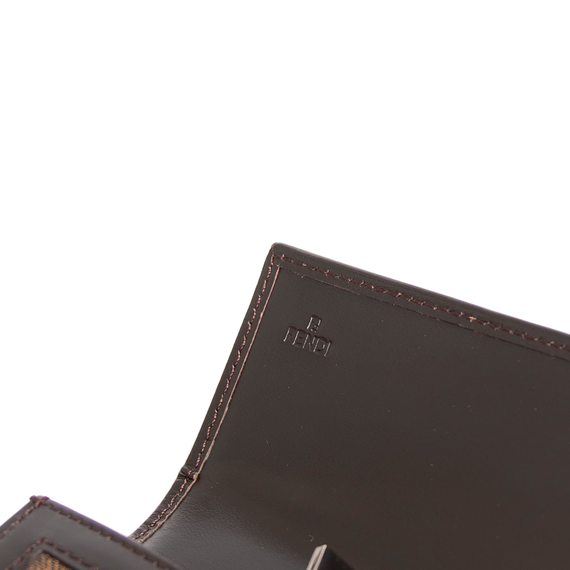 Fendi Vintage Zucca FF Logo Continental Wallet