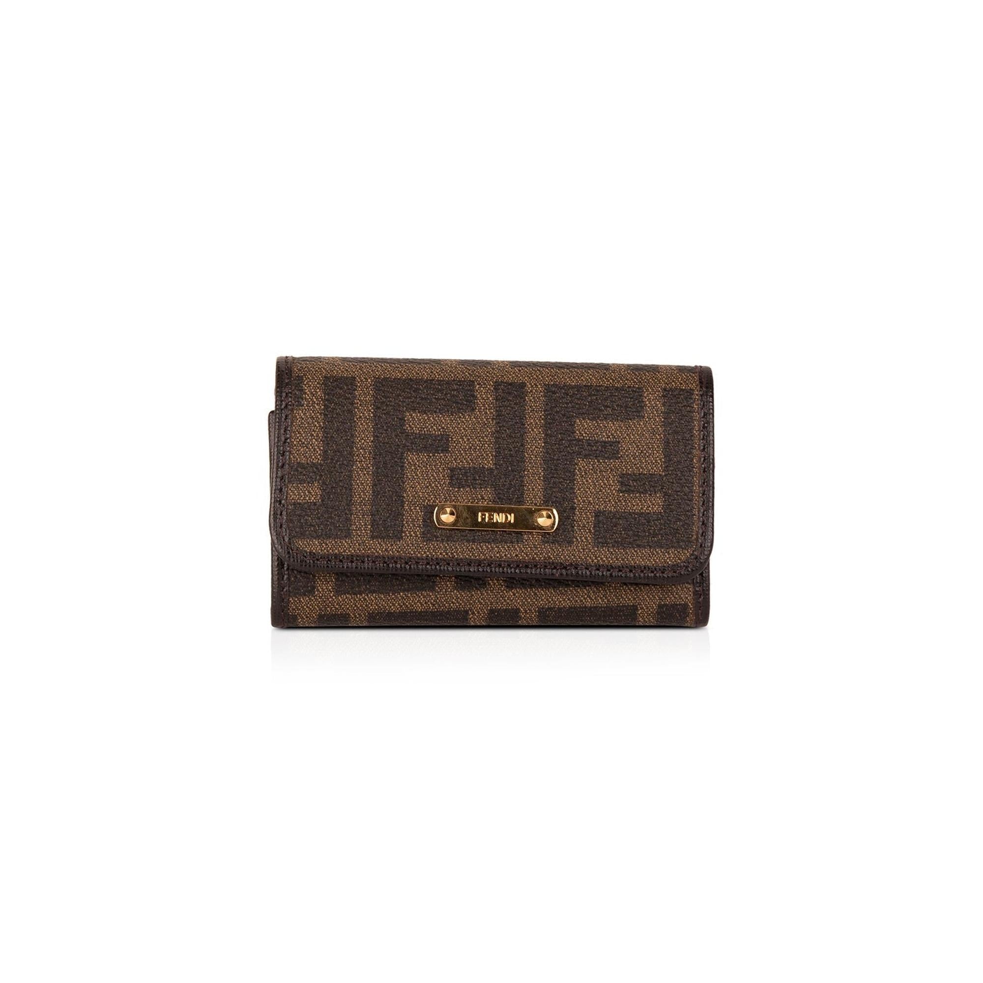 Fendi Zucca 6 Key Case