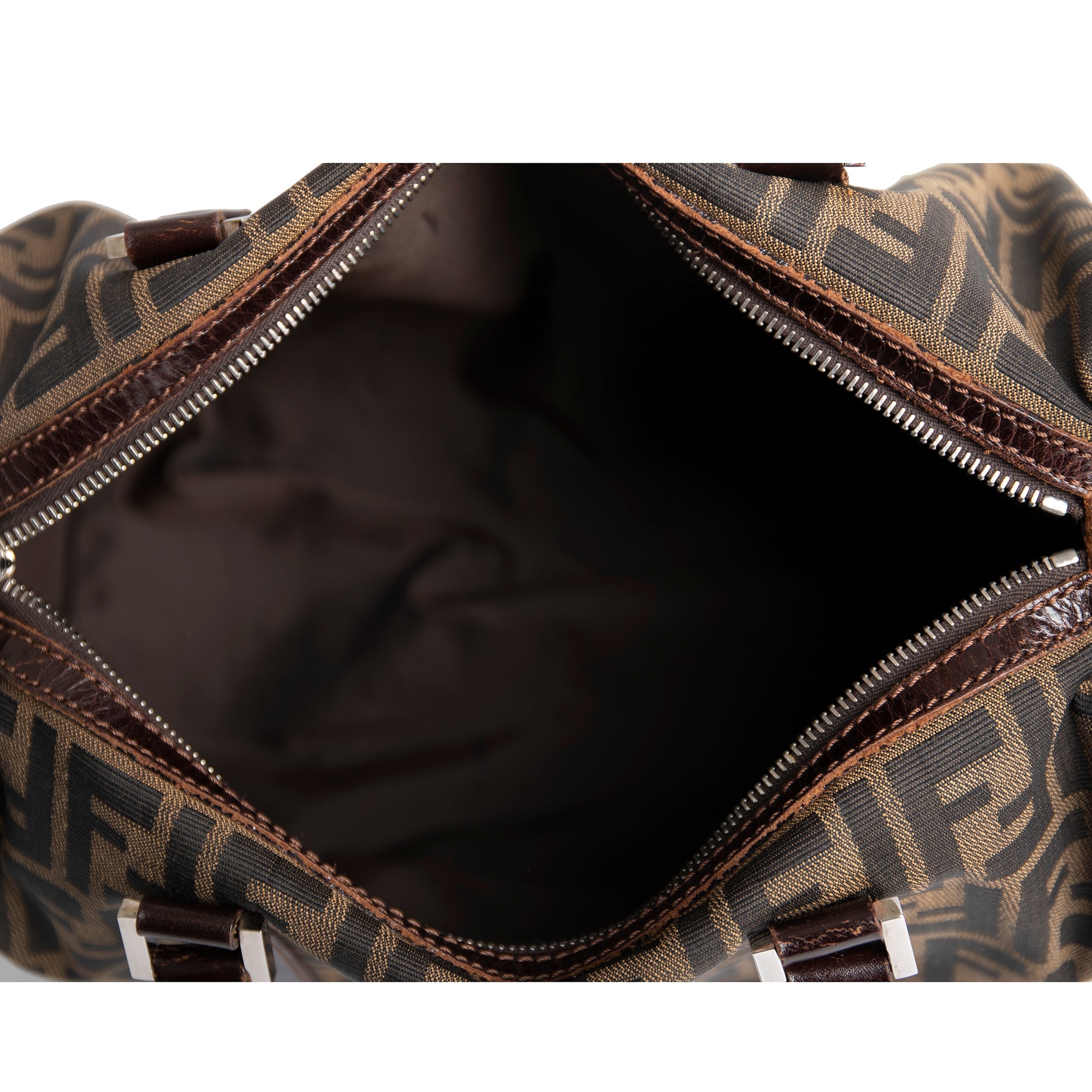 Fendi Zucca Boston Bag