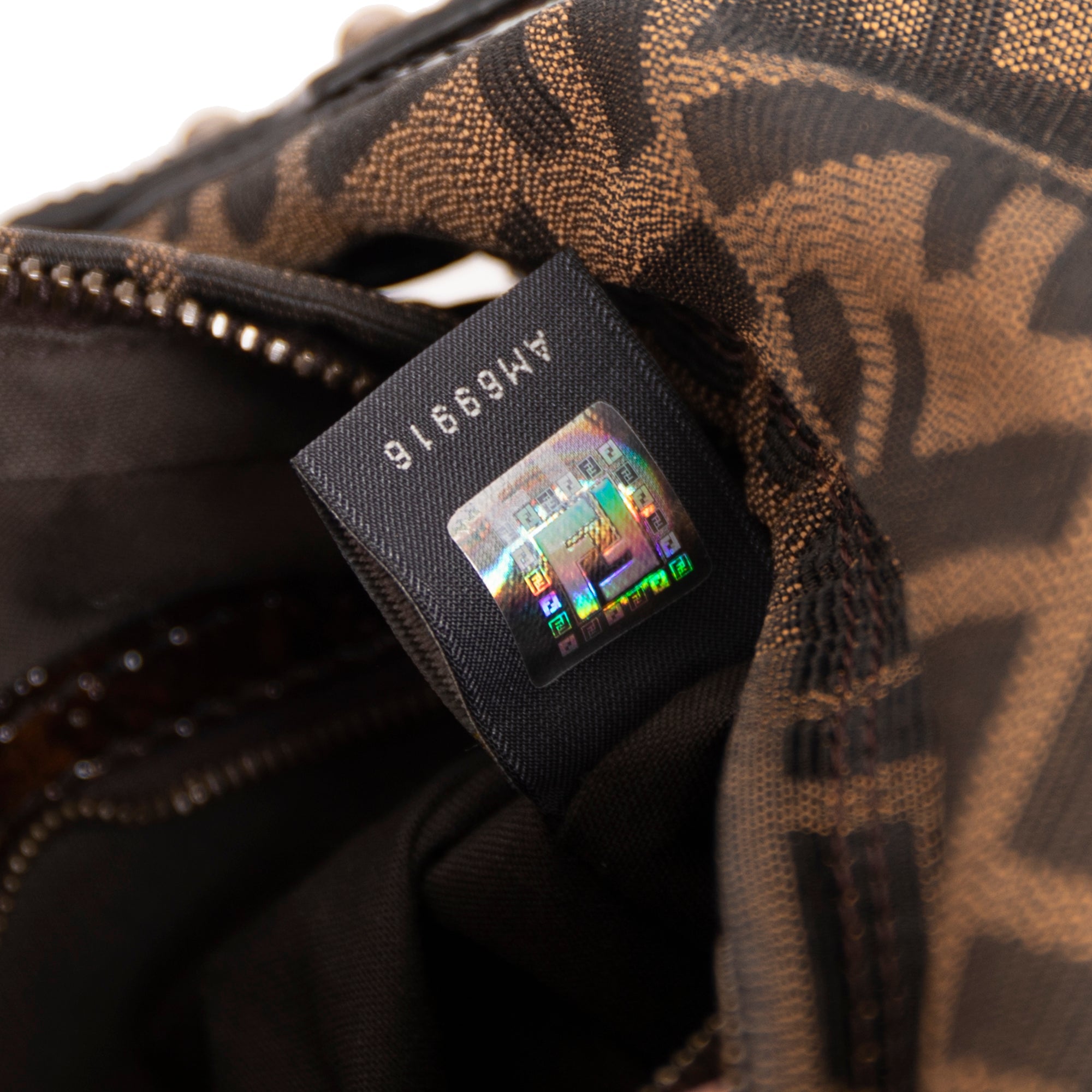 Fendi Zucca Chef Chain Small Hobo Bag