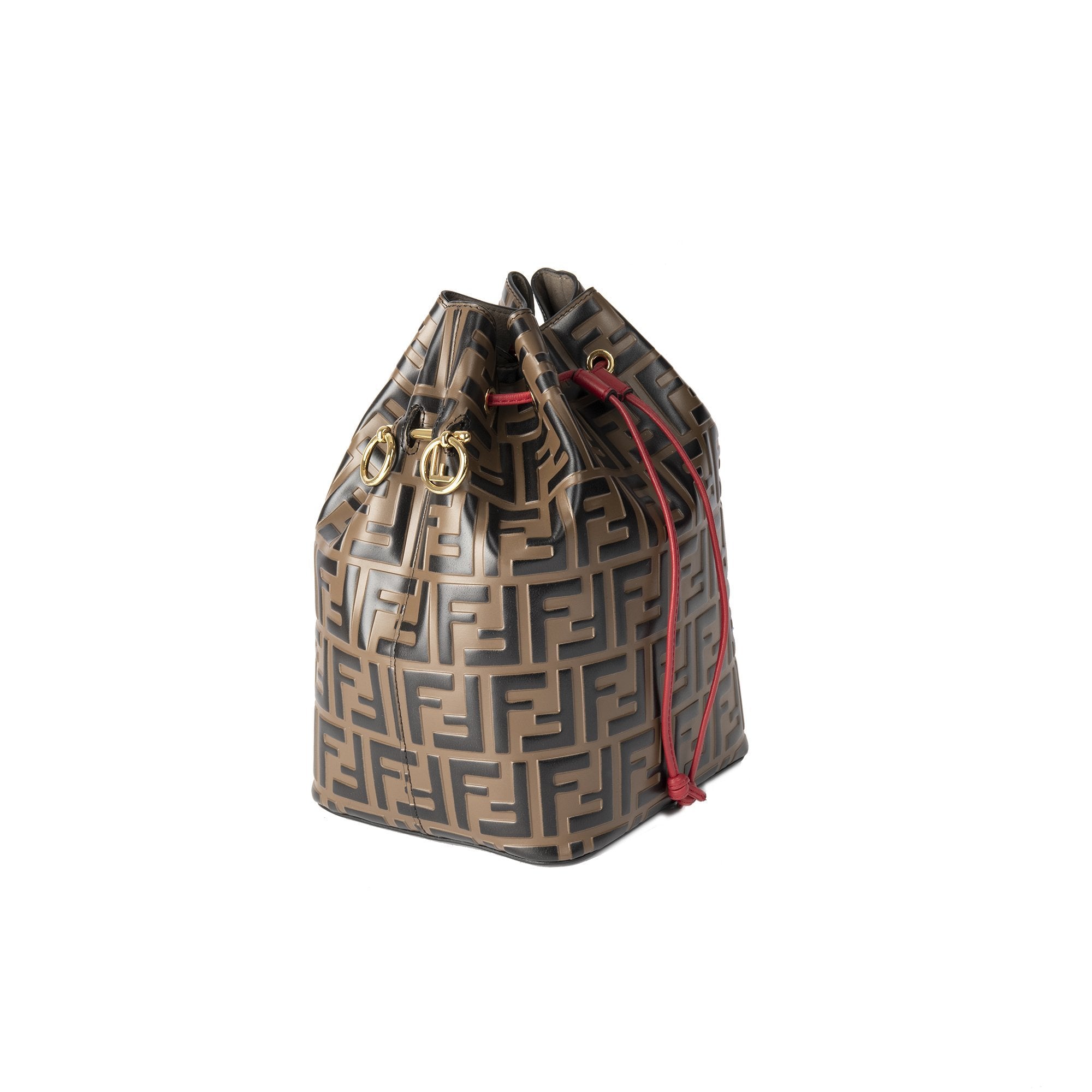 Fendi Zucca Mon Tressor Bucket Bag