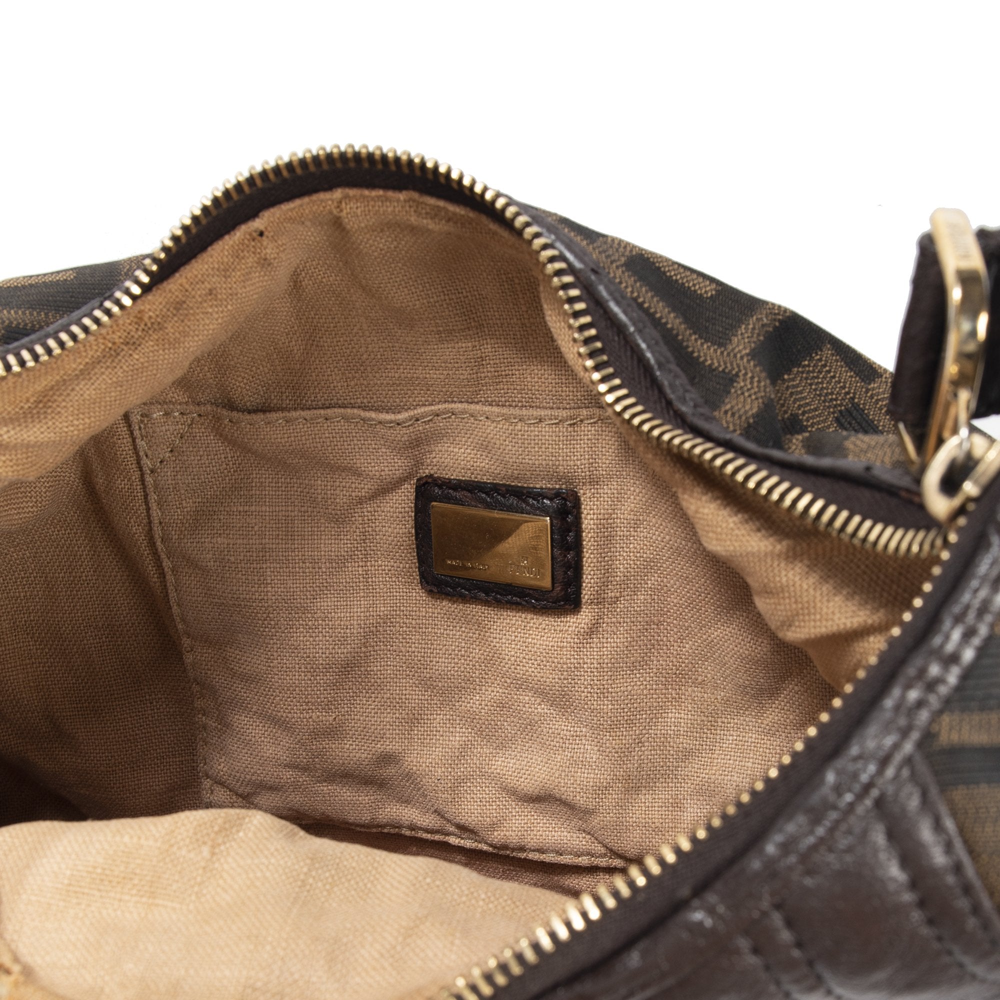 Fendi Zucca Spy Hobo