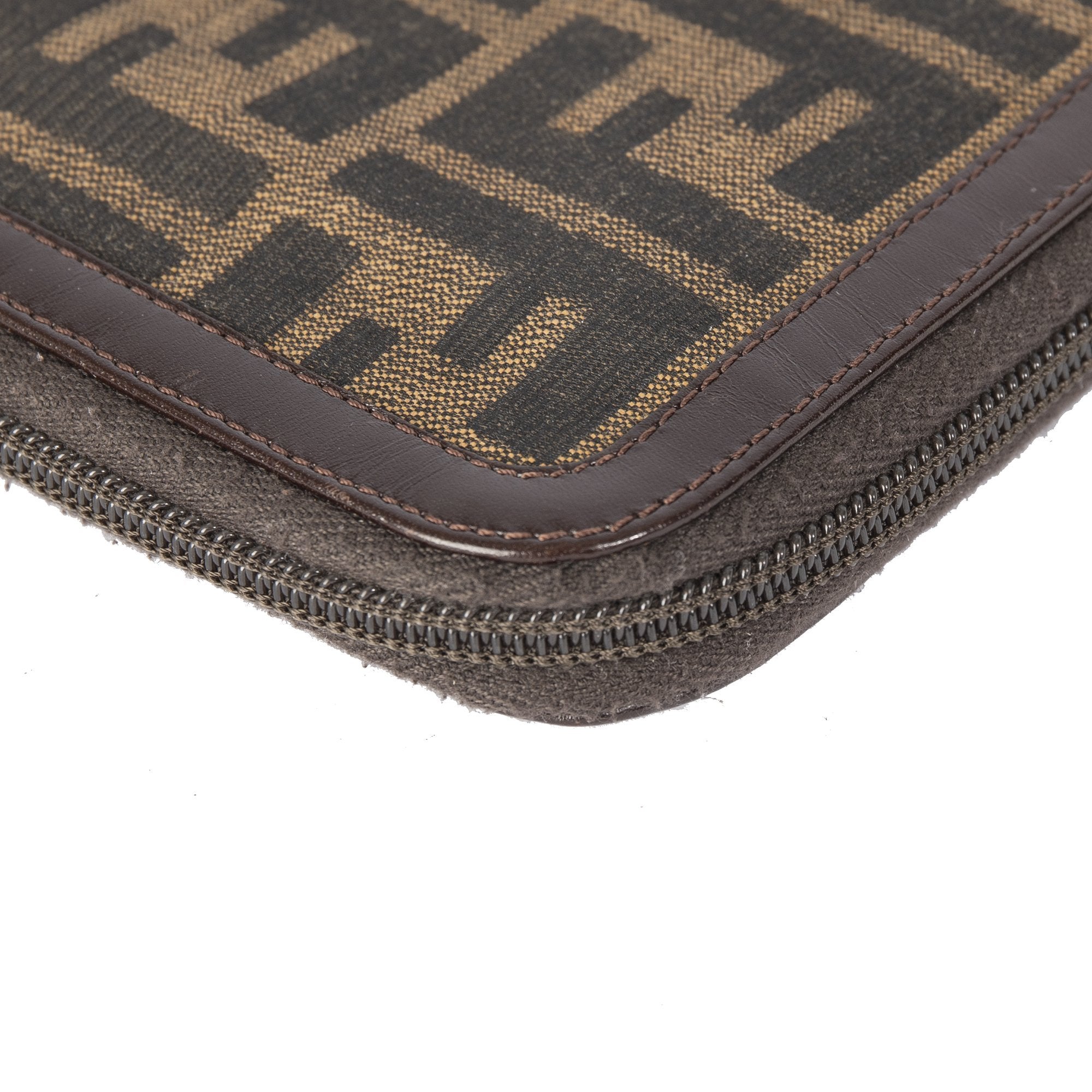 Fendi Zucca Zip Agenda w/ Box