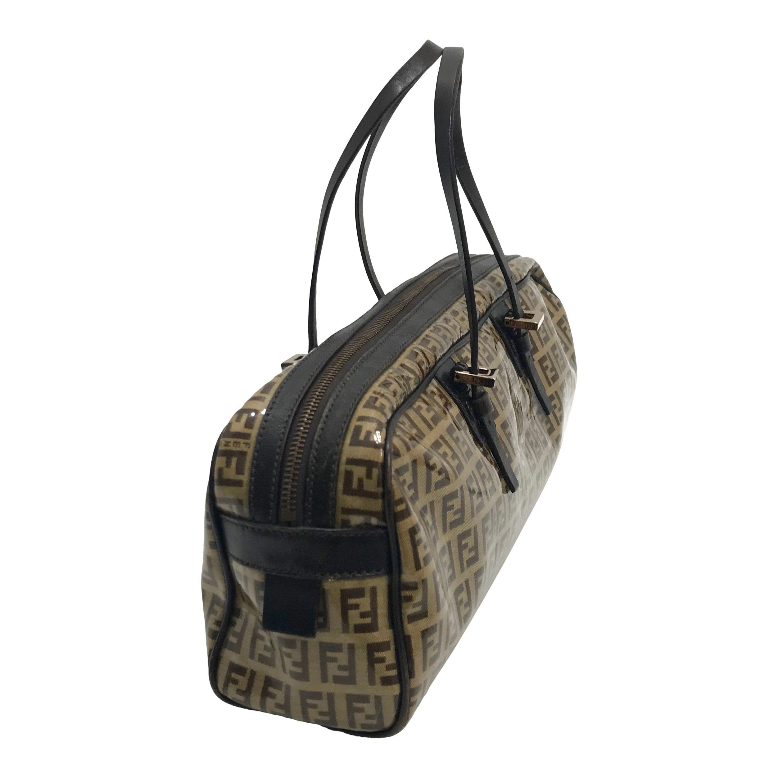 Fendi Zucchino Bowler Bag