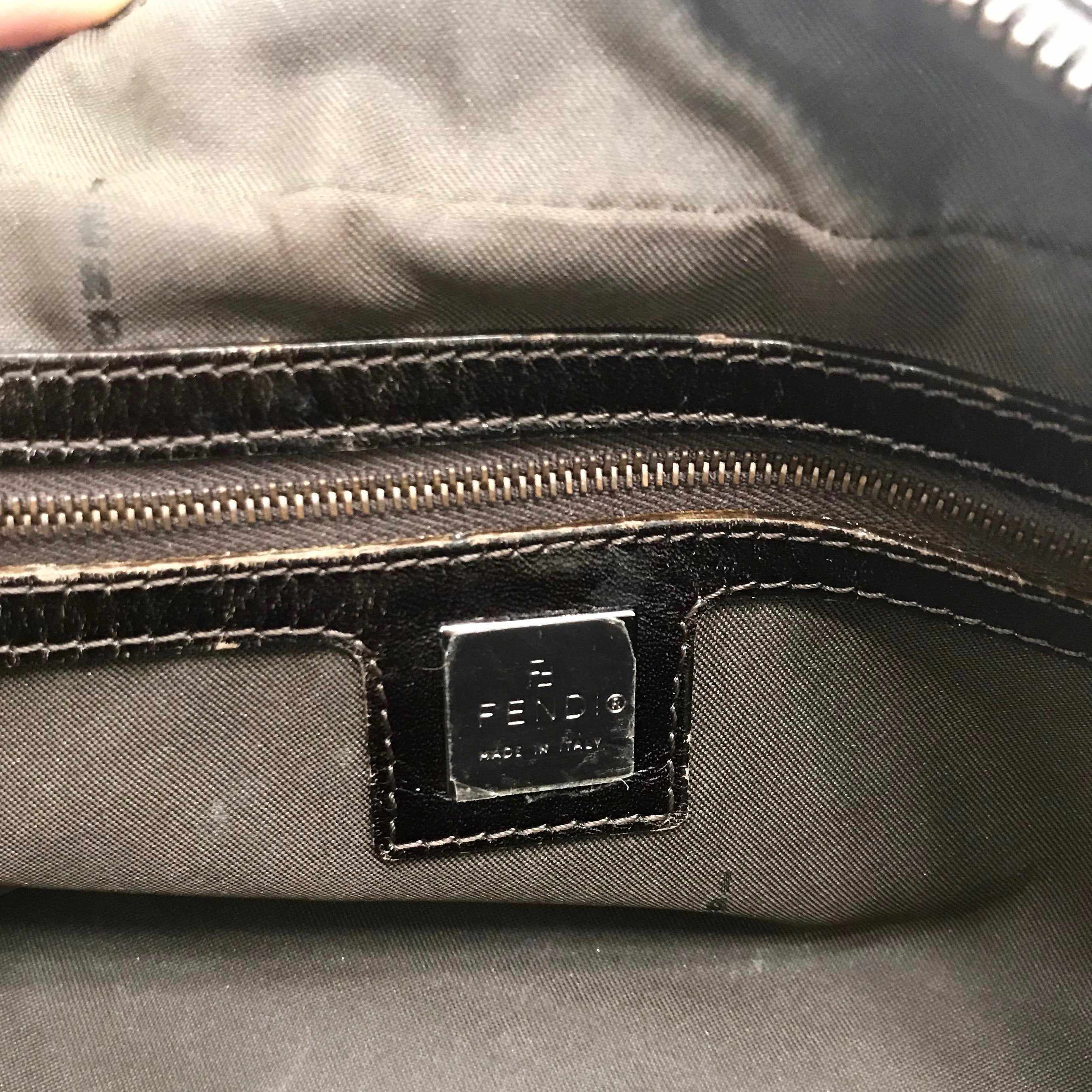 Fendi Zucchino Bowler Bag
