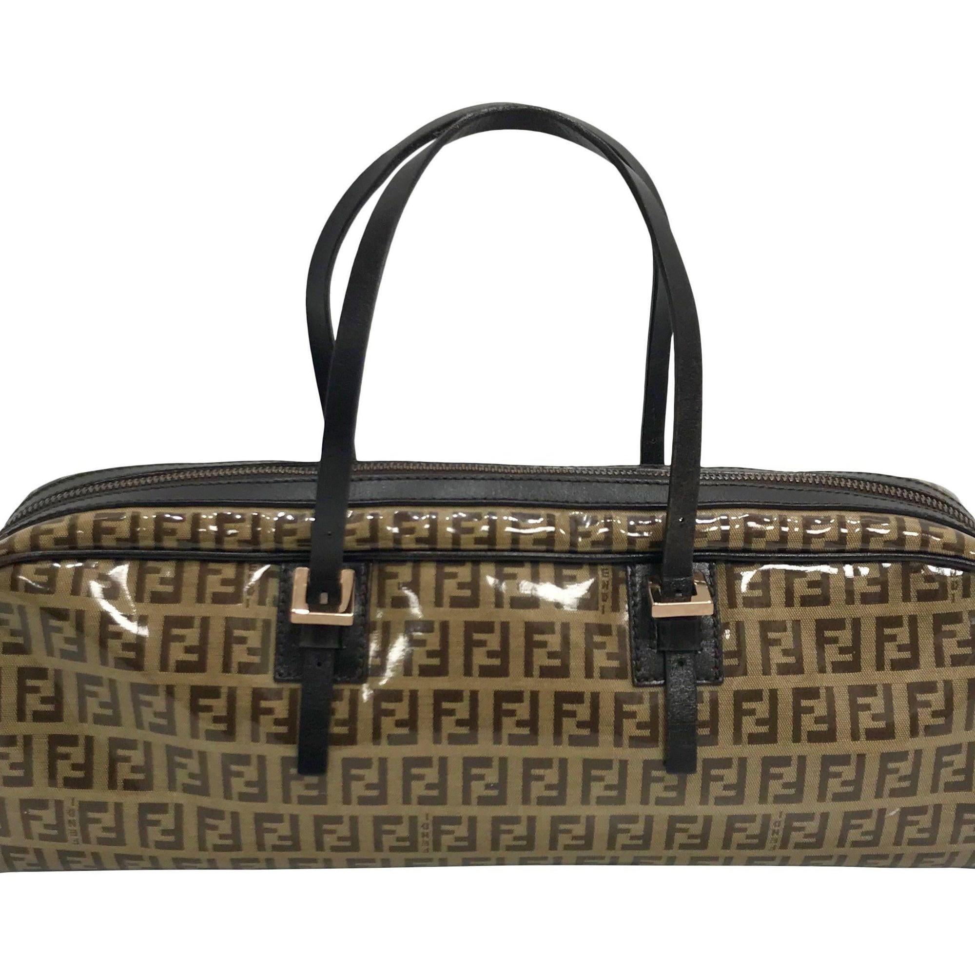 Fendi Zucchino Bowler Bag