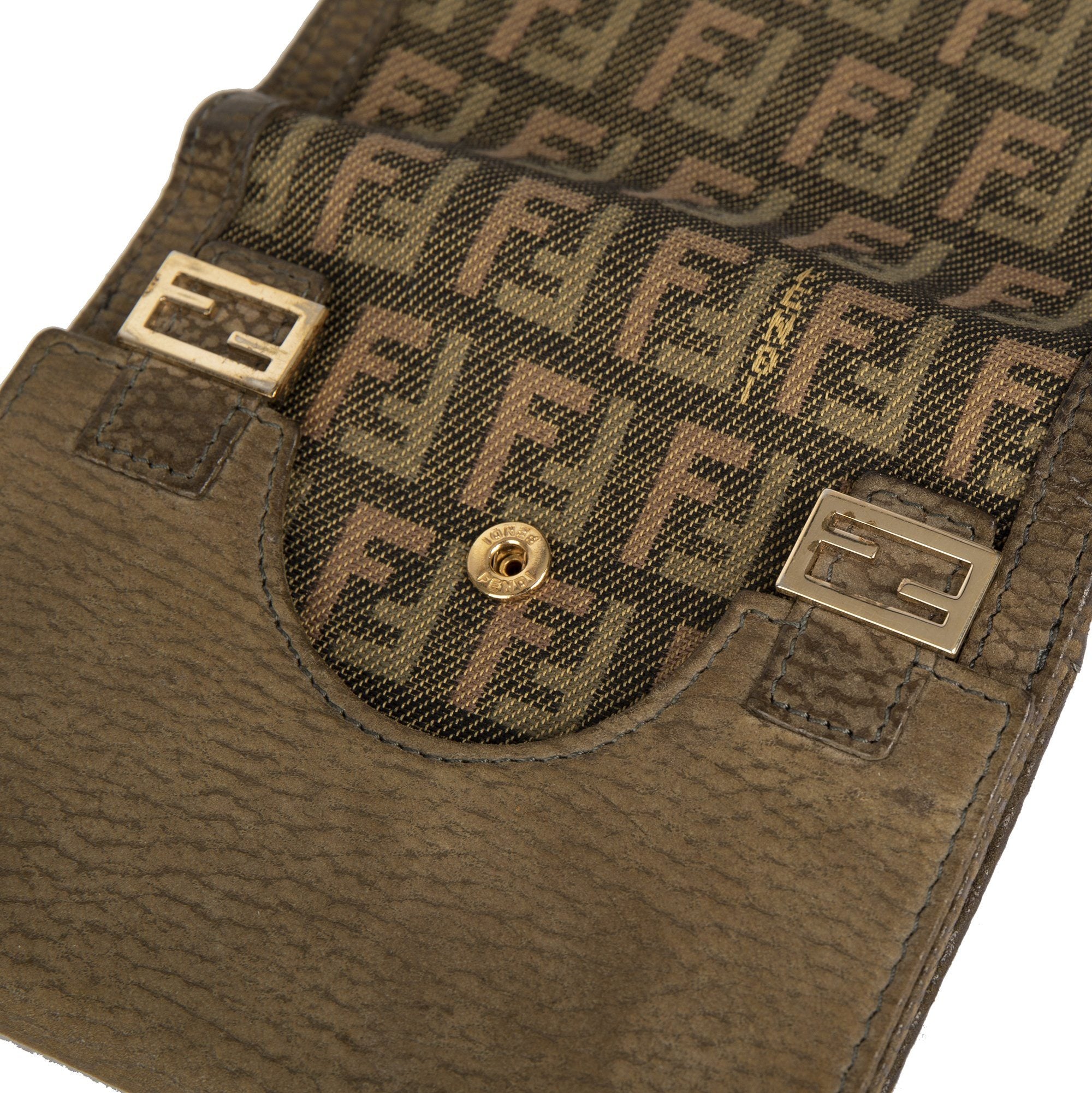 Fendi Zucchino Compact Wallet