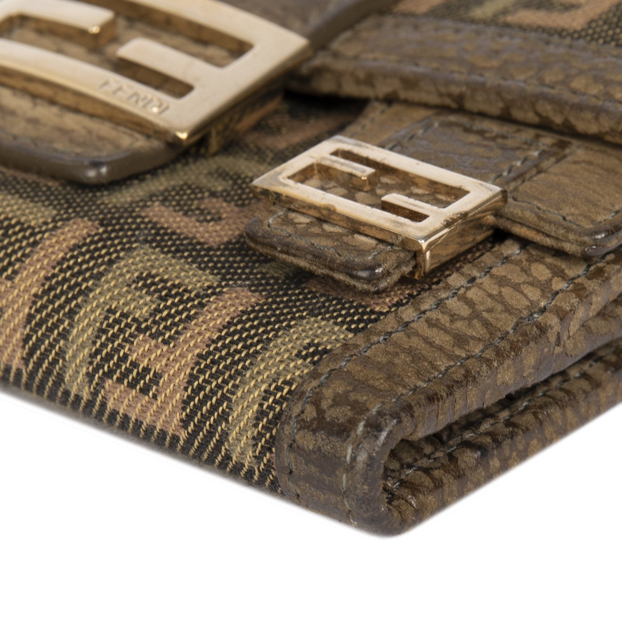 Fendi Zucchino Compact Wallet