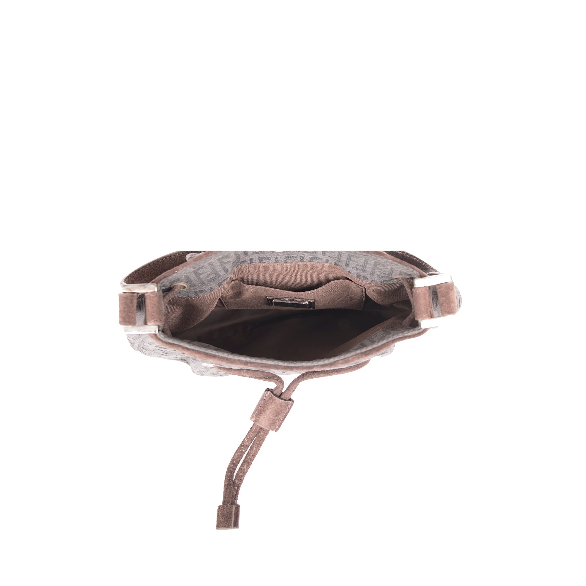 Fendi Zucchino Drawstring Flap Bag