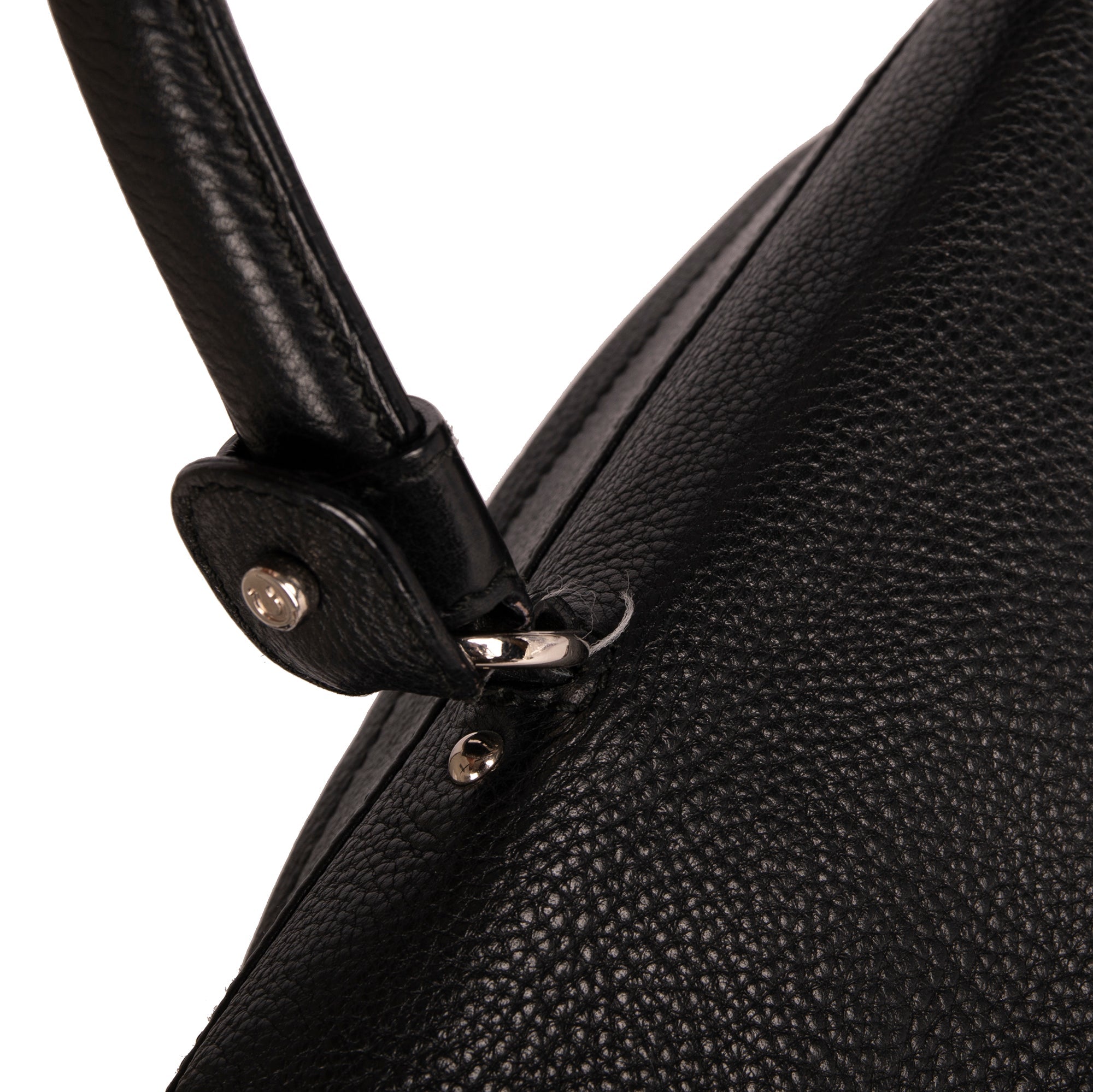 Ferragamo Gancini Leather Handle Bag