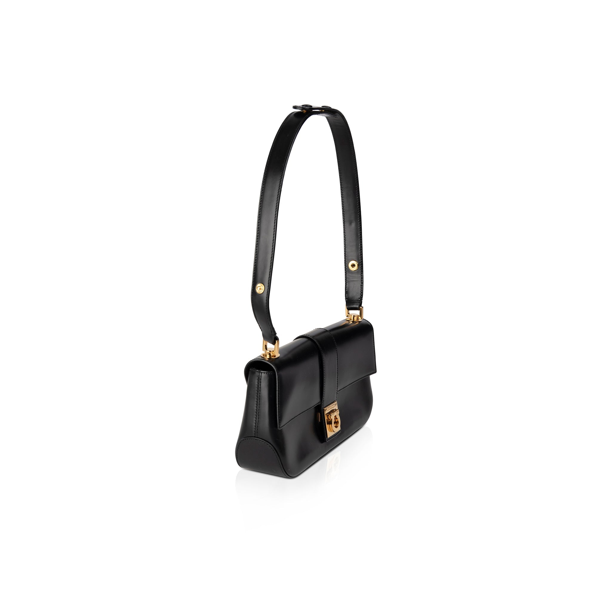Ferragamo Gancio Flip-Lock Shoulder Bag
