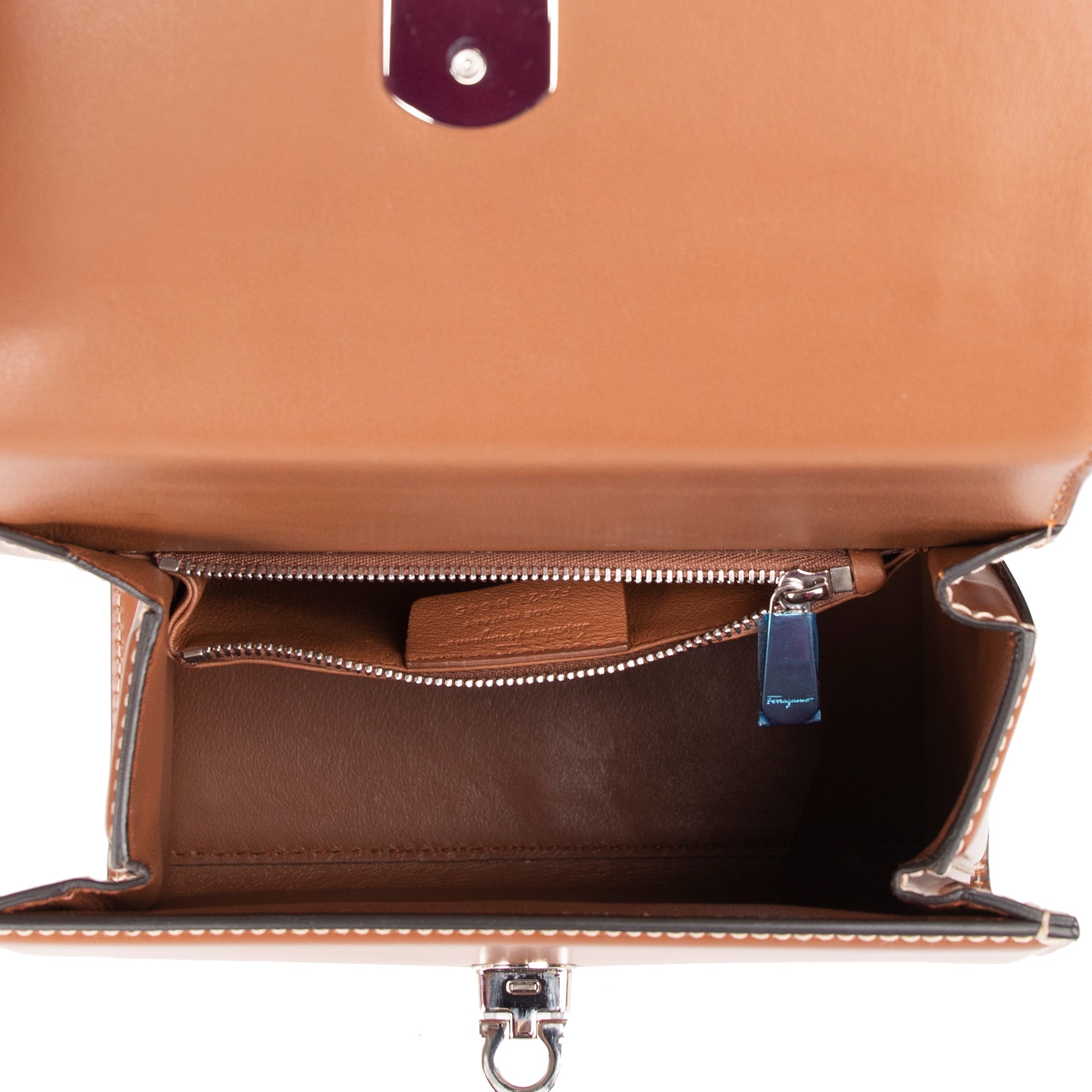 Ferragamo Medium Boxyz Gancini Top Handle Bag