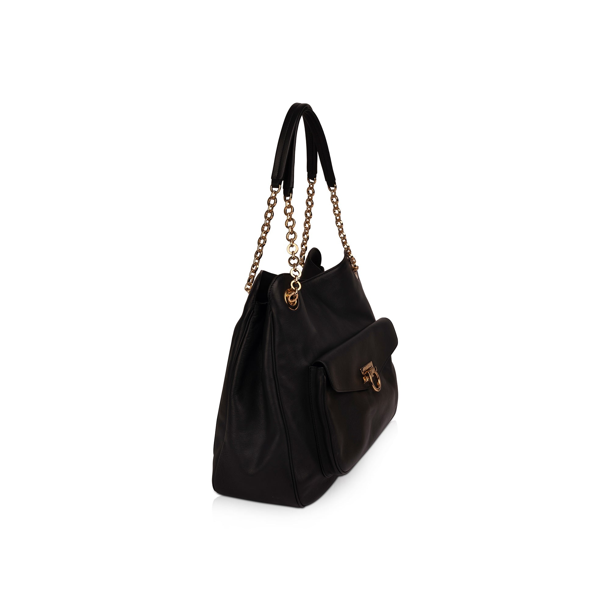 Ferragamo Sheba Leather Tote