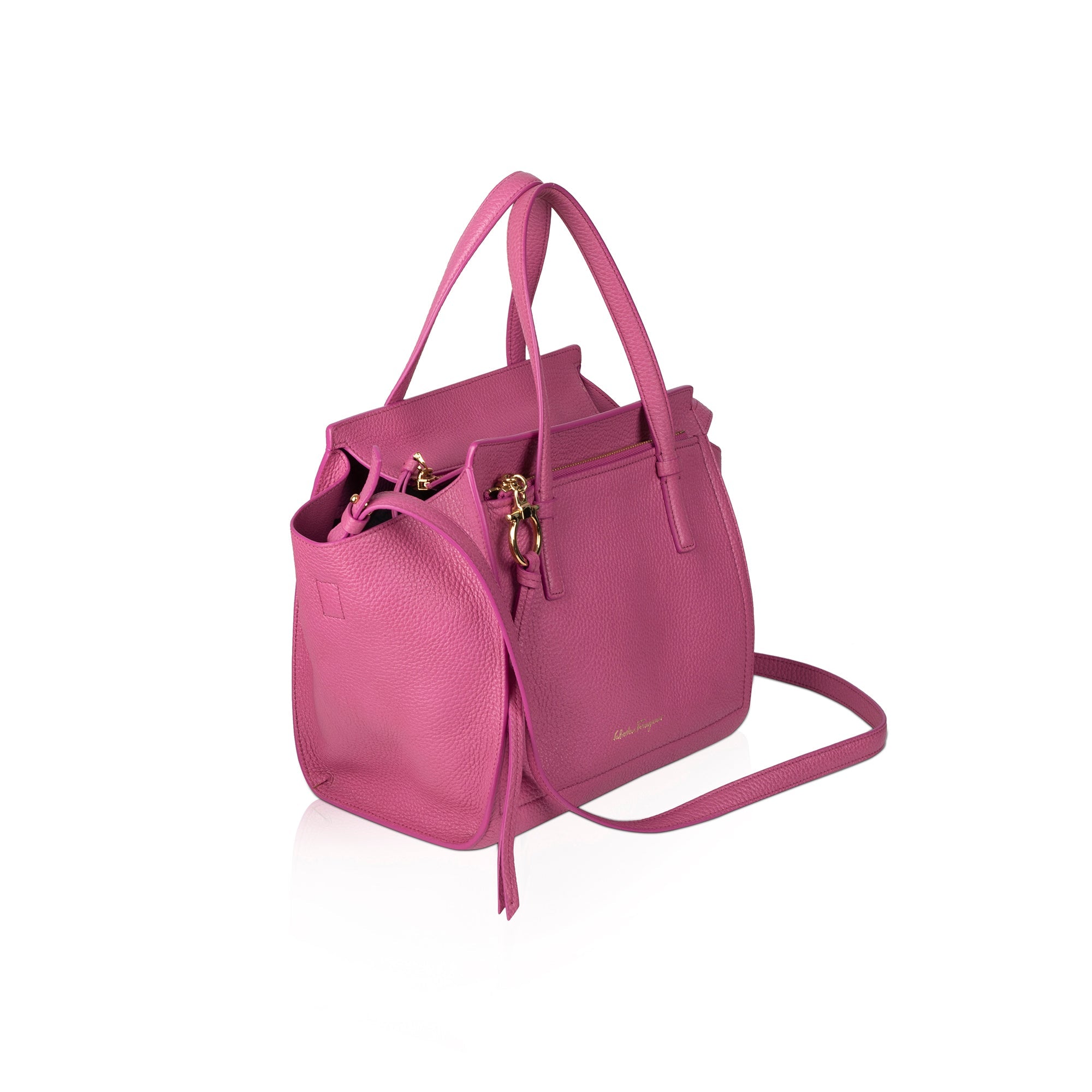 Ferragamo Small Leather Amy Tote