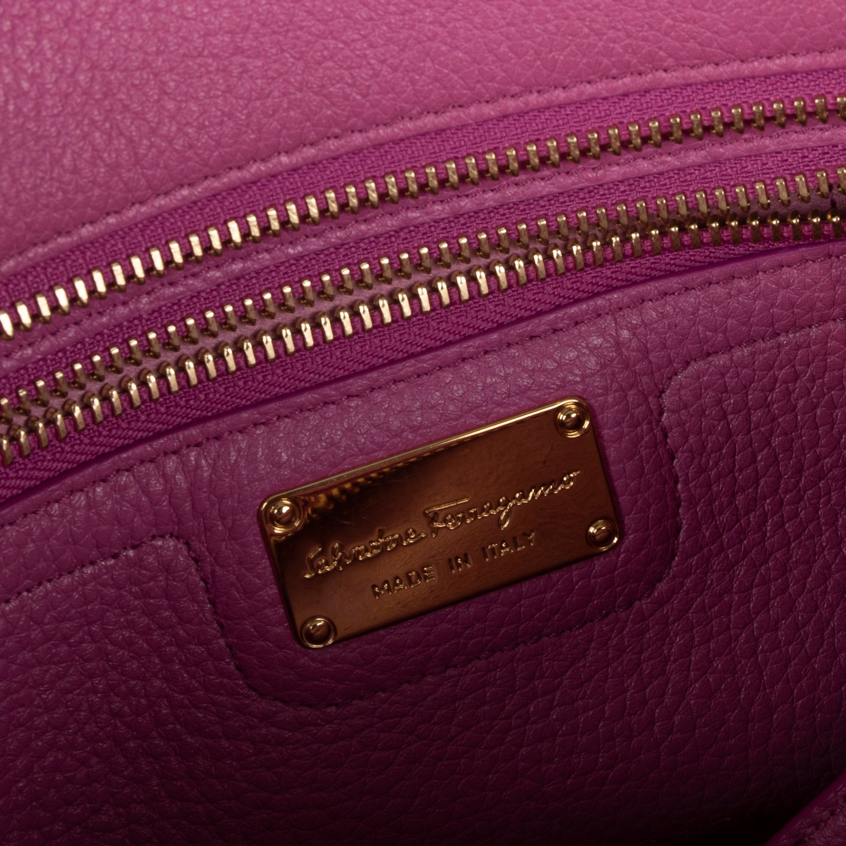 Ferragamo Small Leather Amy Tote