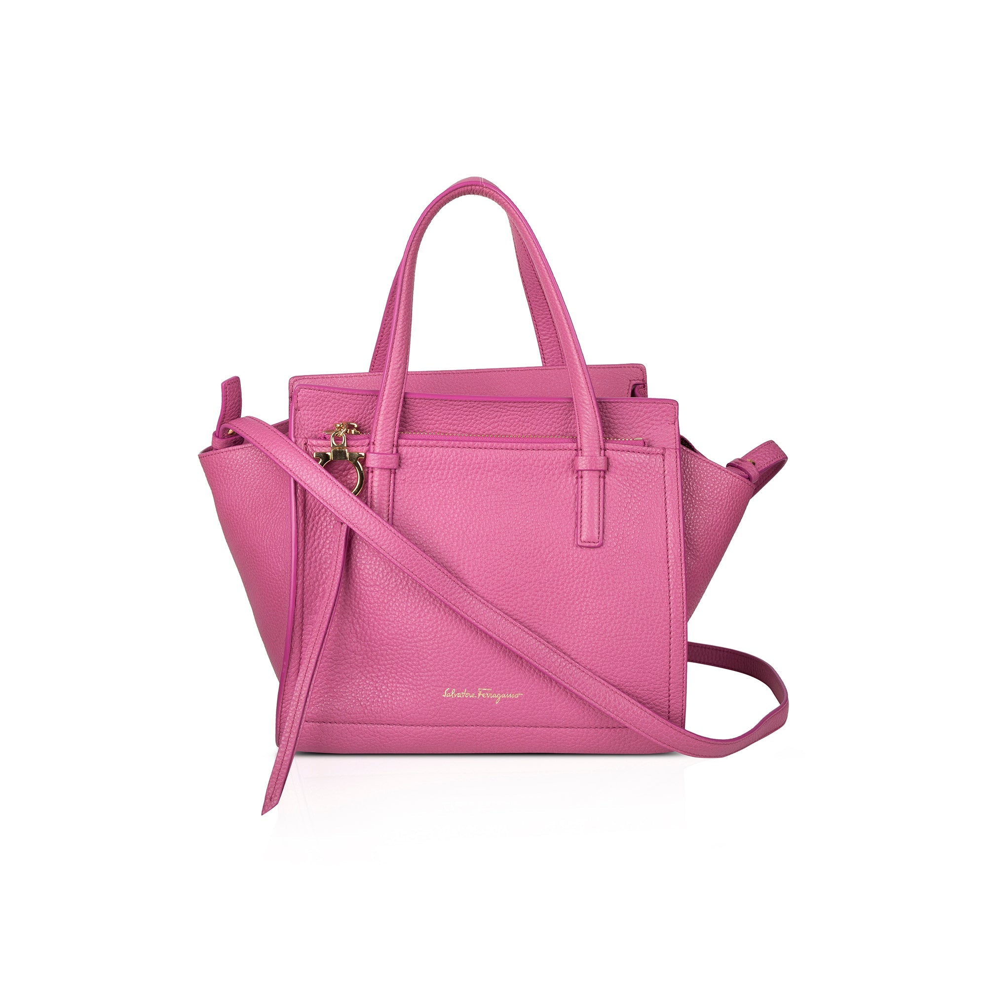 Ferragamo Small Leather Amy Tote