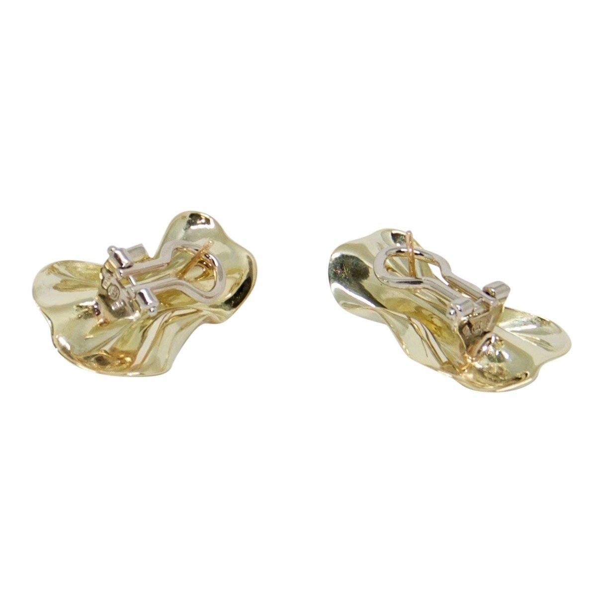 French Back Bow Diamond Earrings