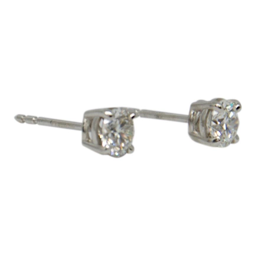 GIA Certified Diamond Stud Earrings