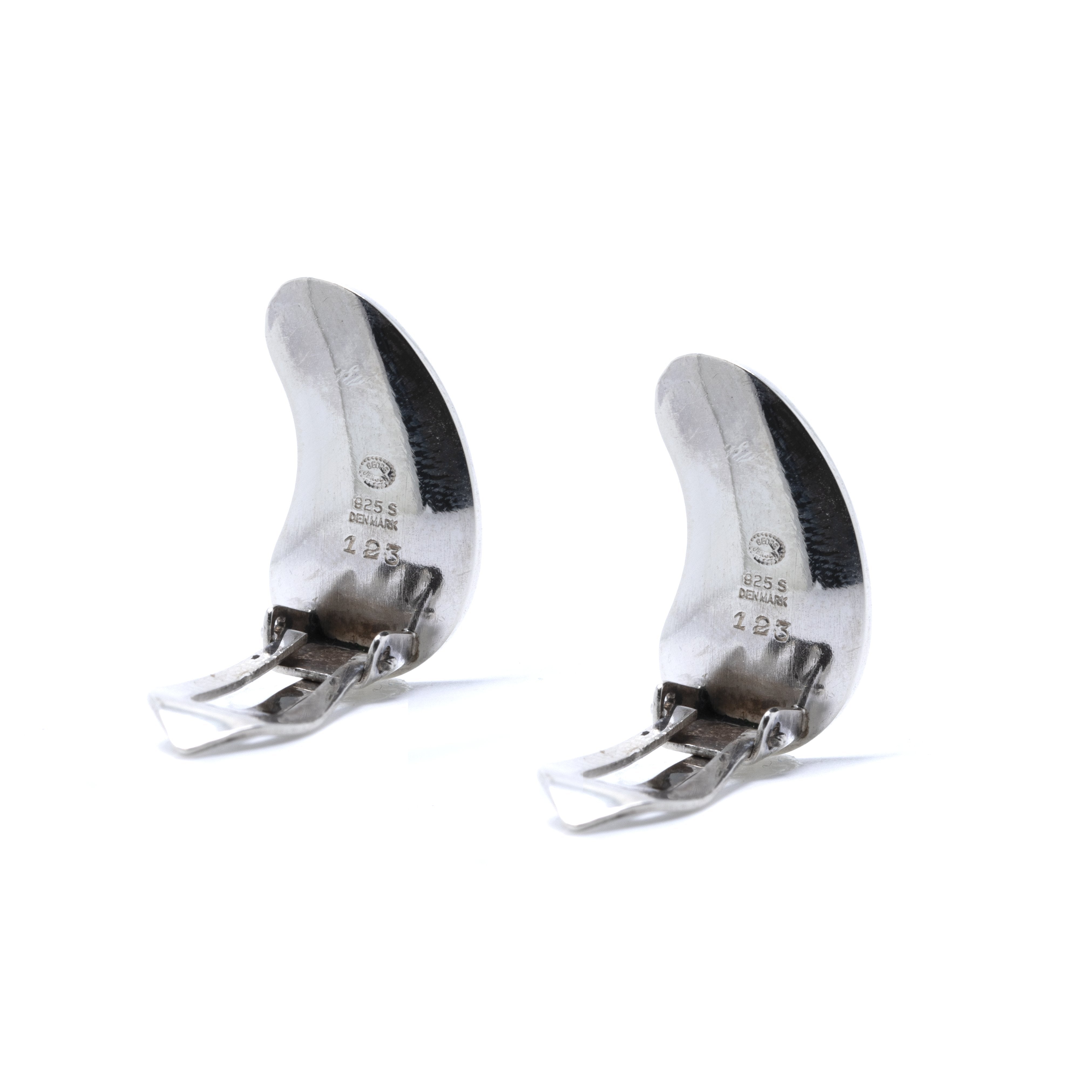 Georg Jensen Bean Clip-On Earrings