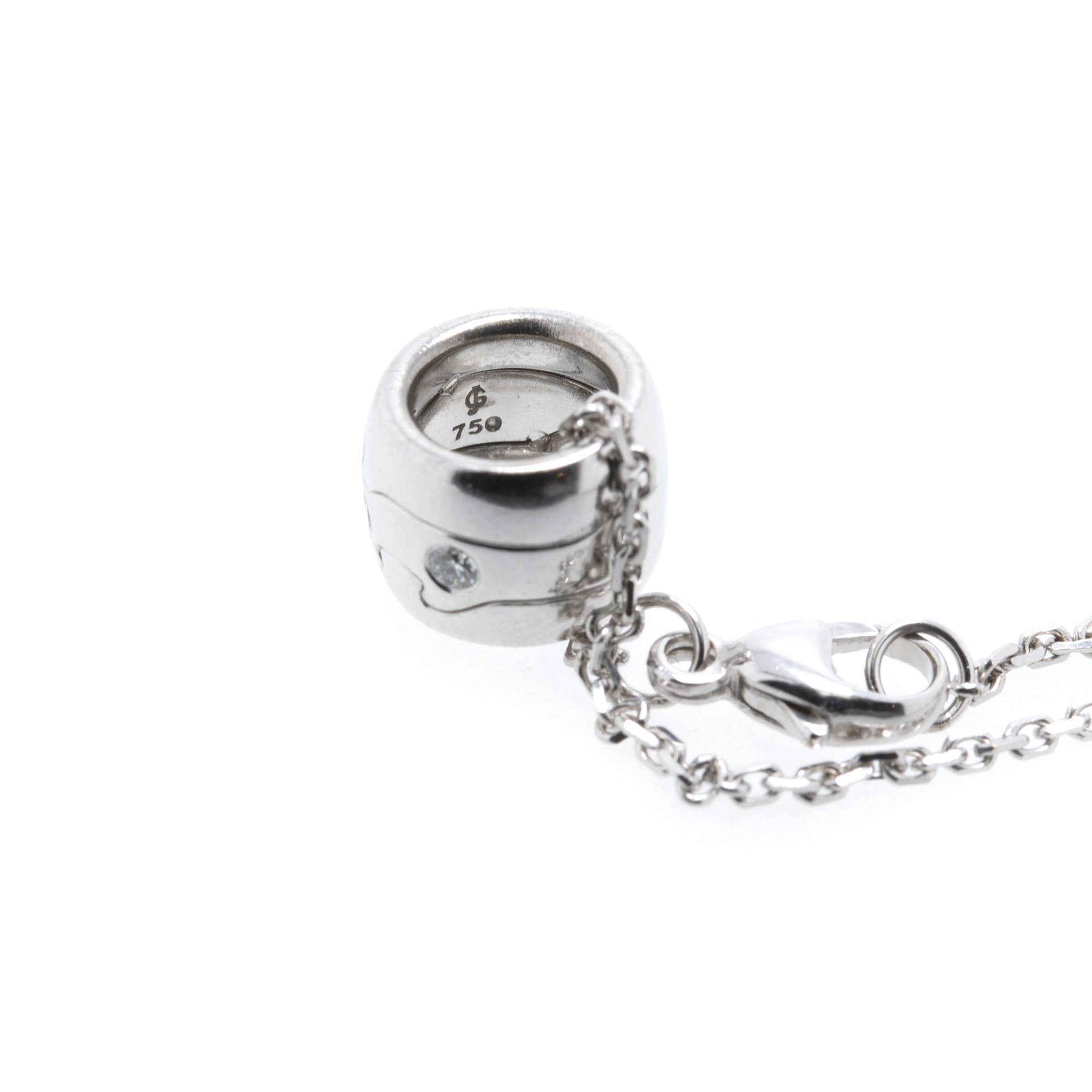 Georg Jensen Diamond Fusion Pendant Necklace