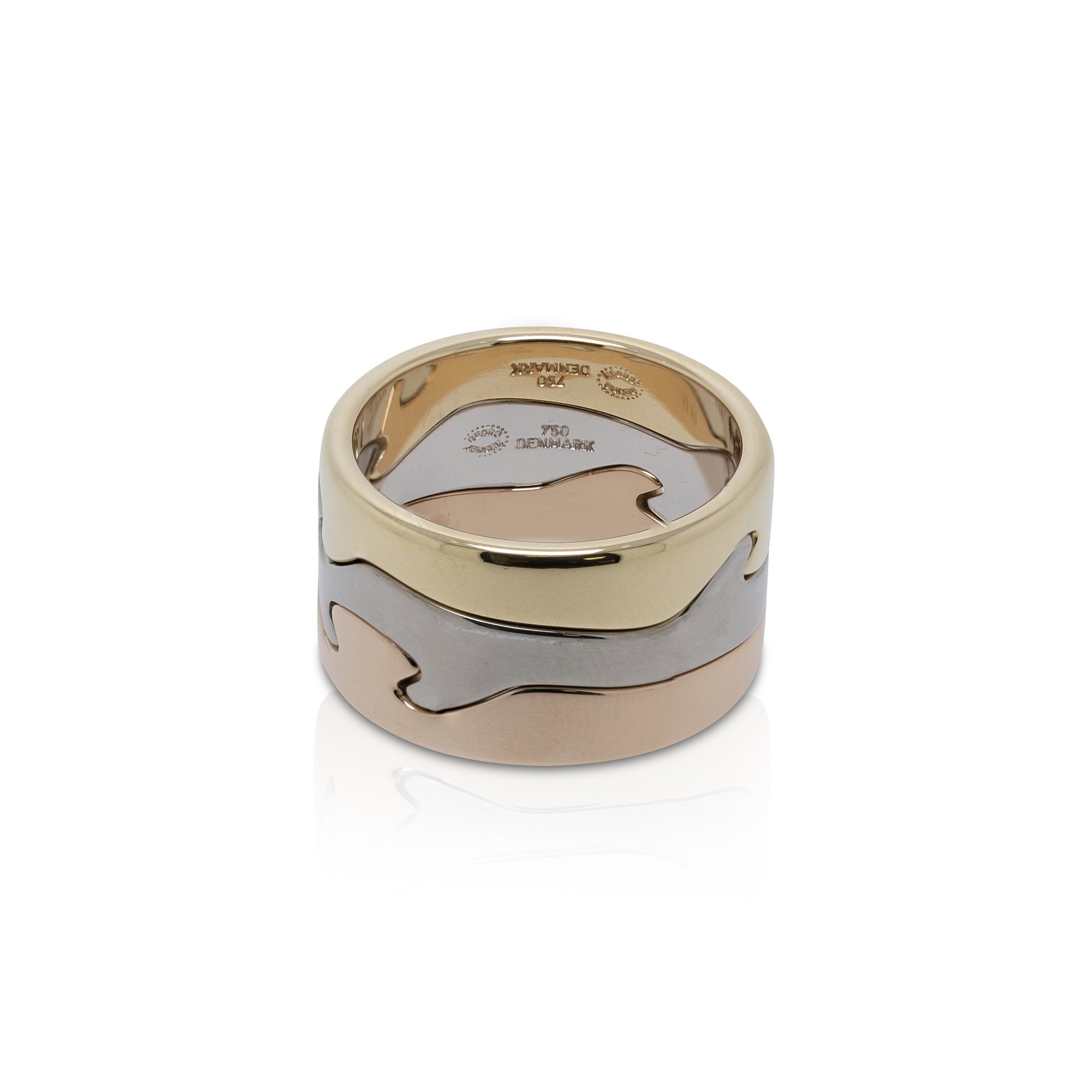 Georg Jensen Fusion 3 Piece Ring