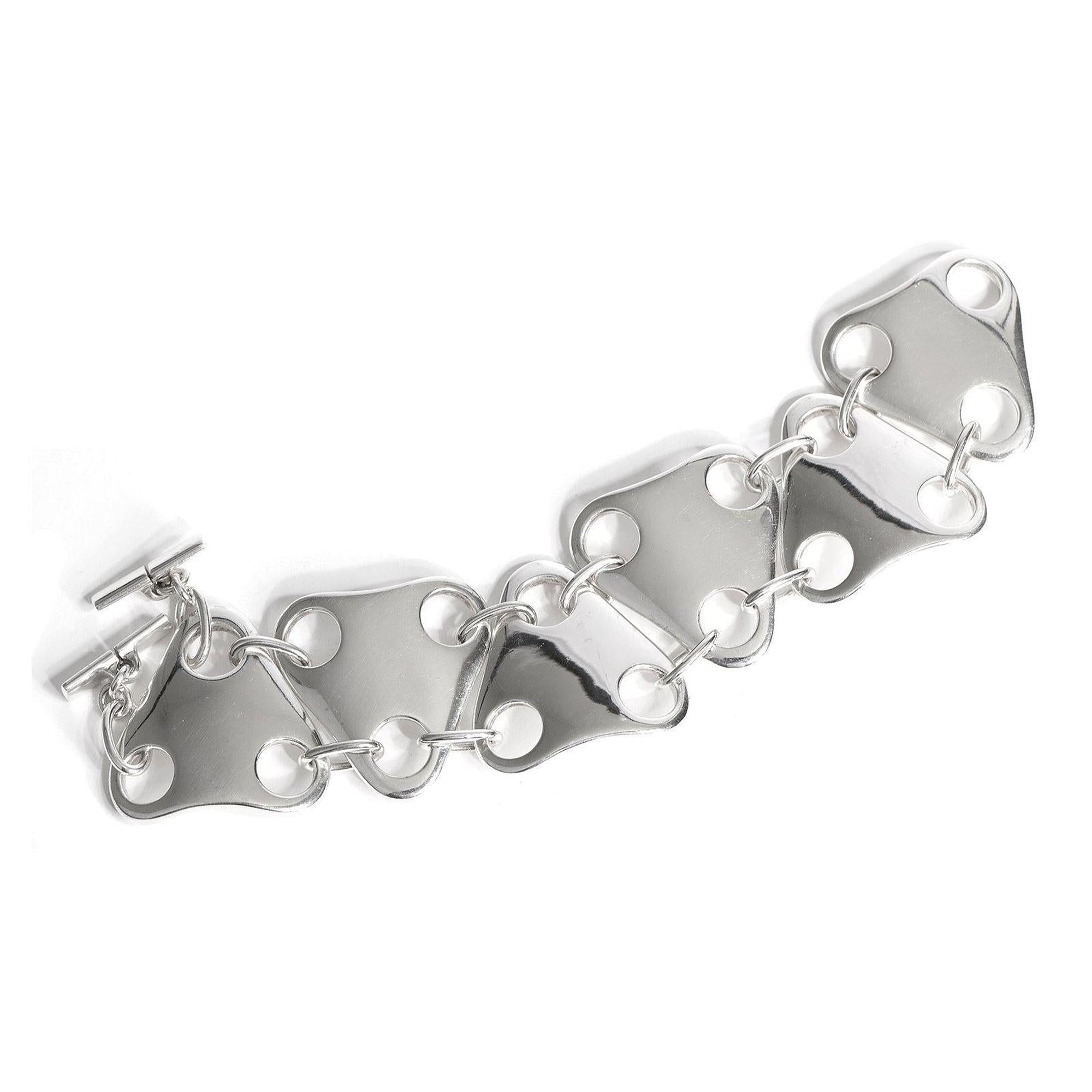 Georg Jensen Triangular Link Bracelet
