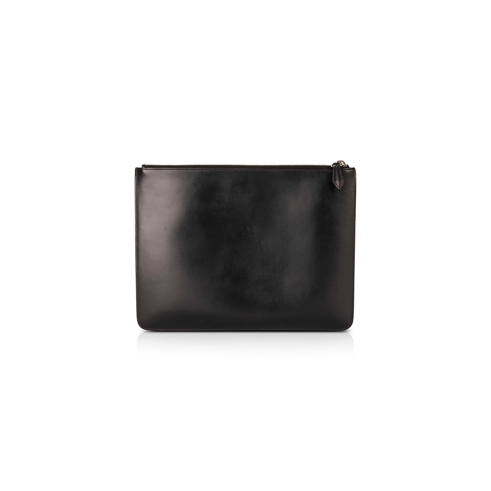 Givenchy Large Leather Clutch w/ Box