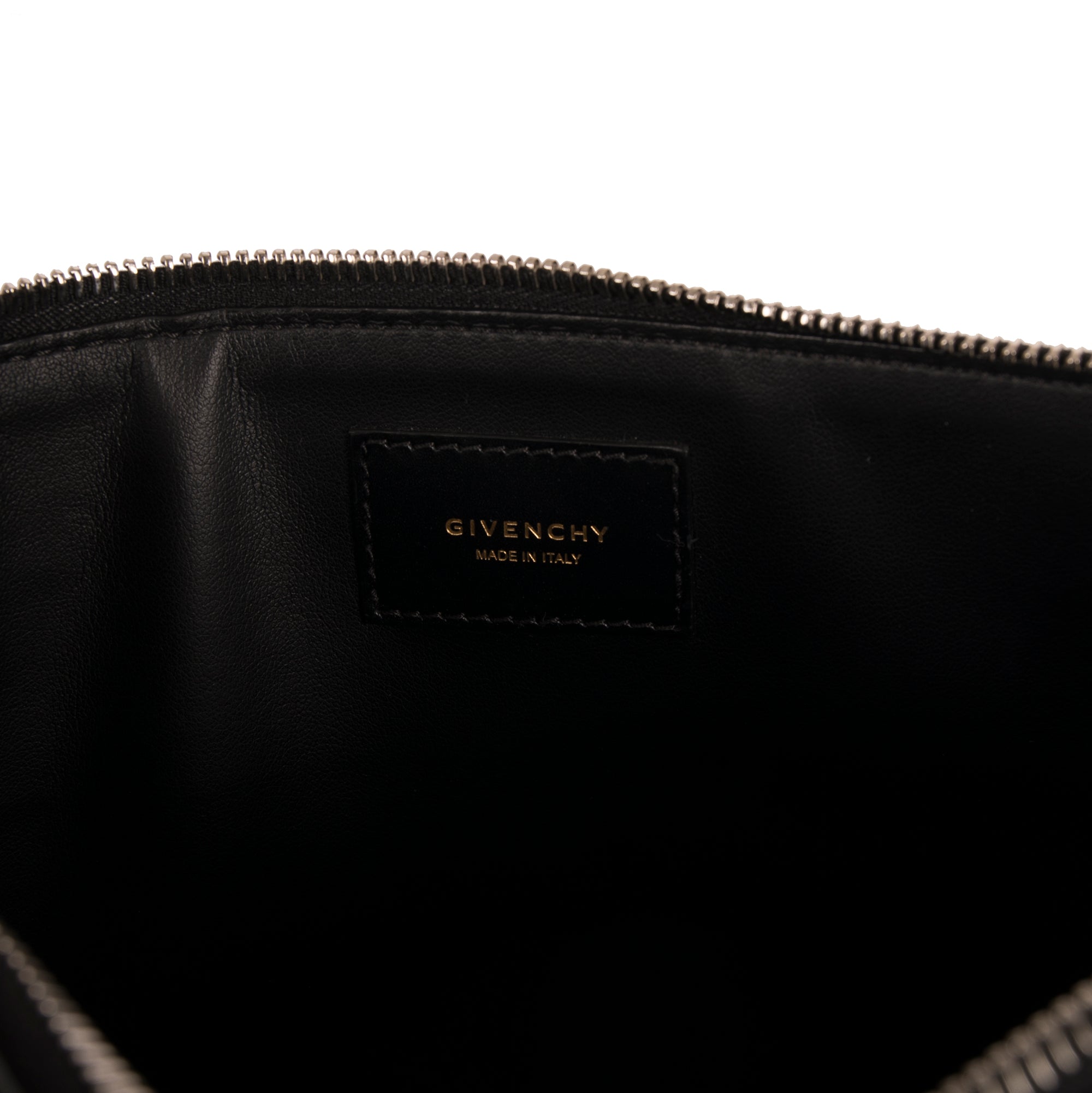 Givenchy Large Leather Clutch w/ Box