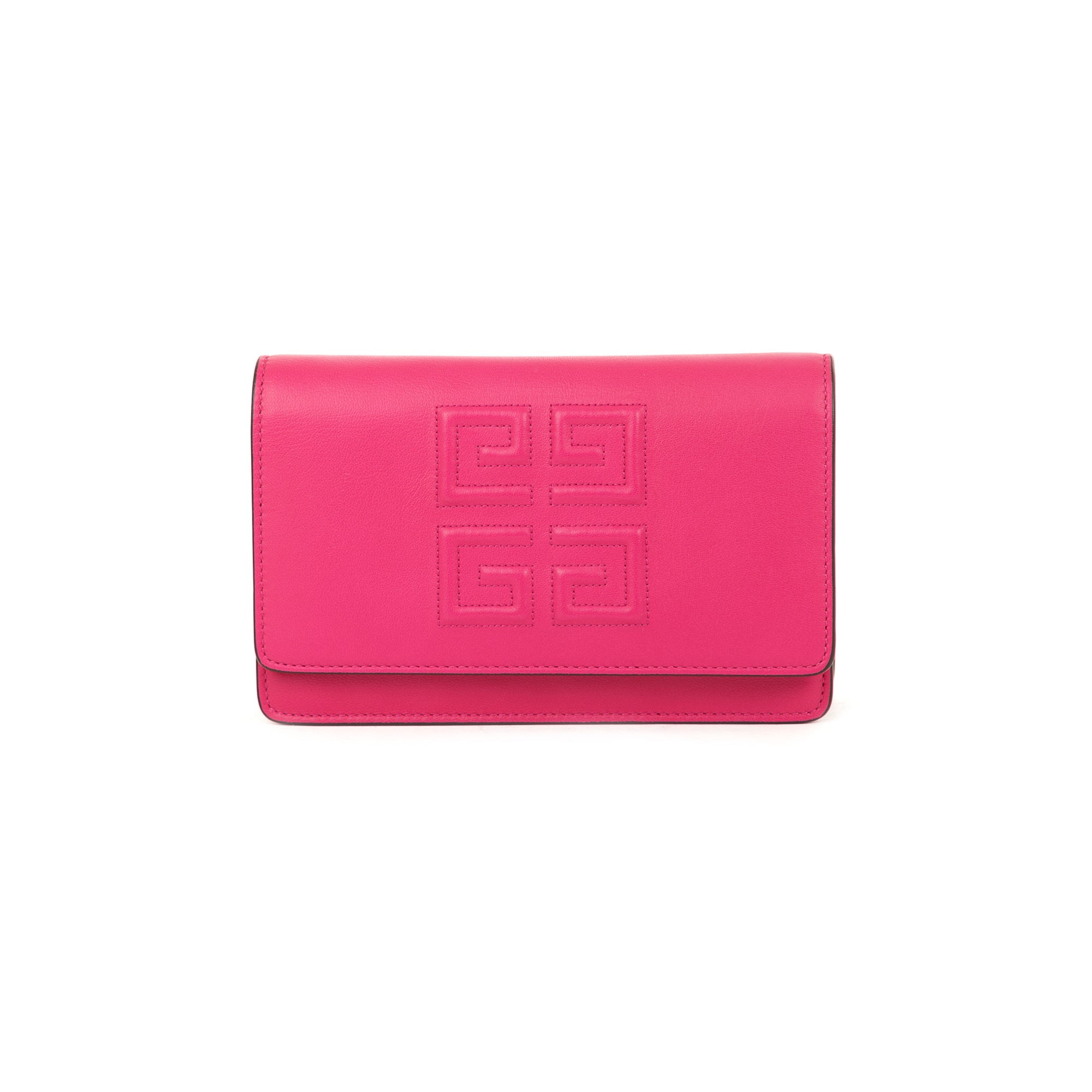 Givenchy Logo Embossed Wallet On Chain