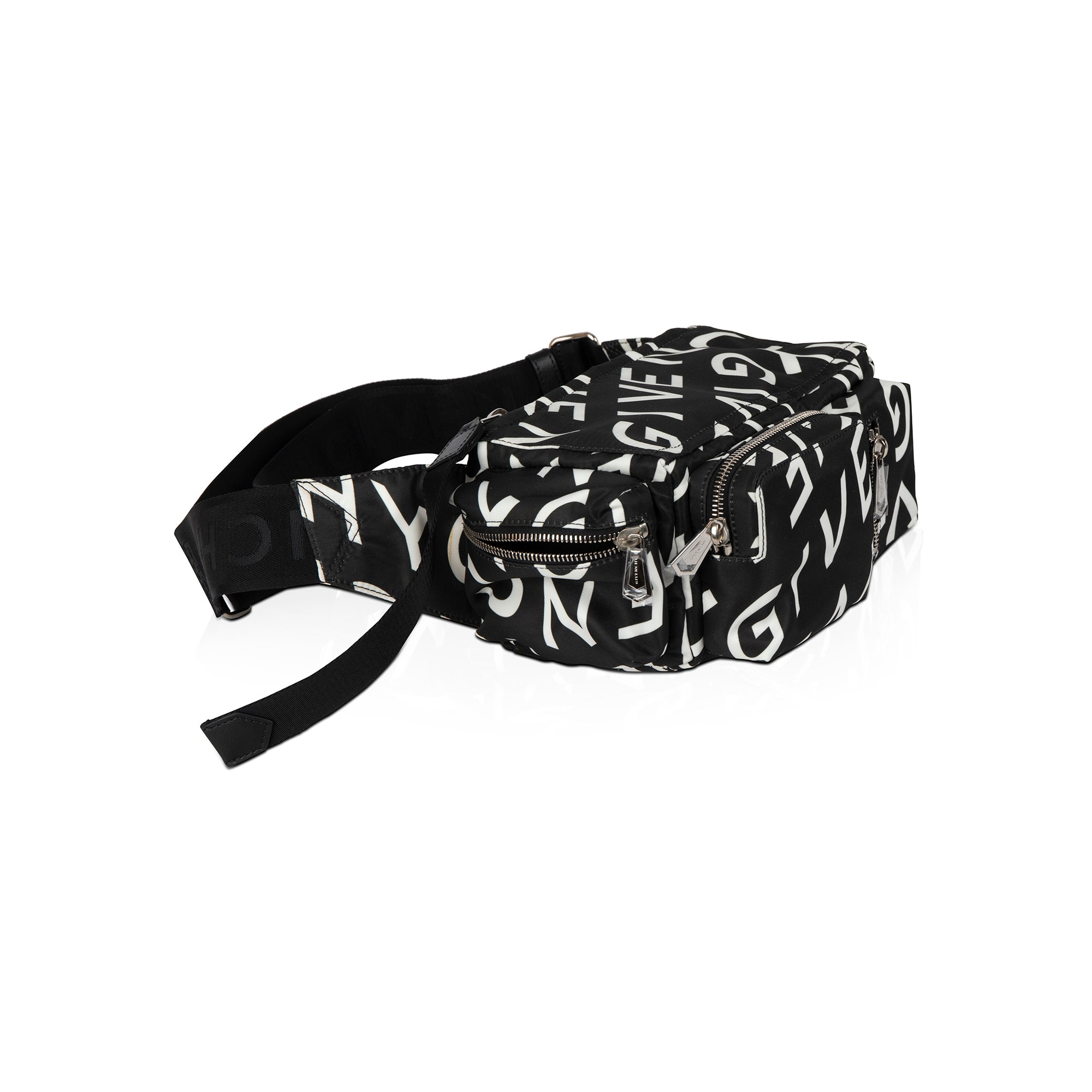 Givenchy Nylon All-Over Logo Belt Bag