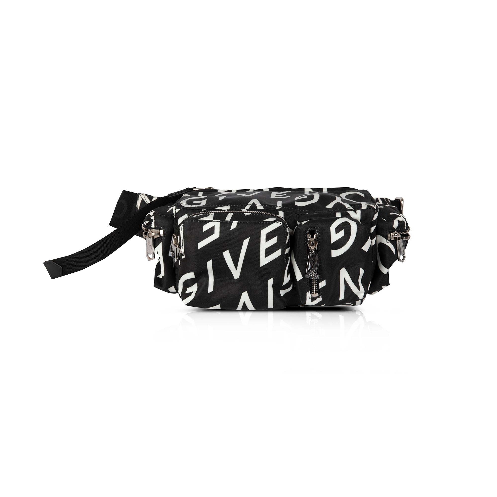 Givenchy Nylon All-Over Logo Belt Bag